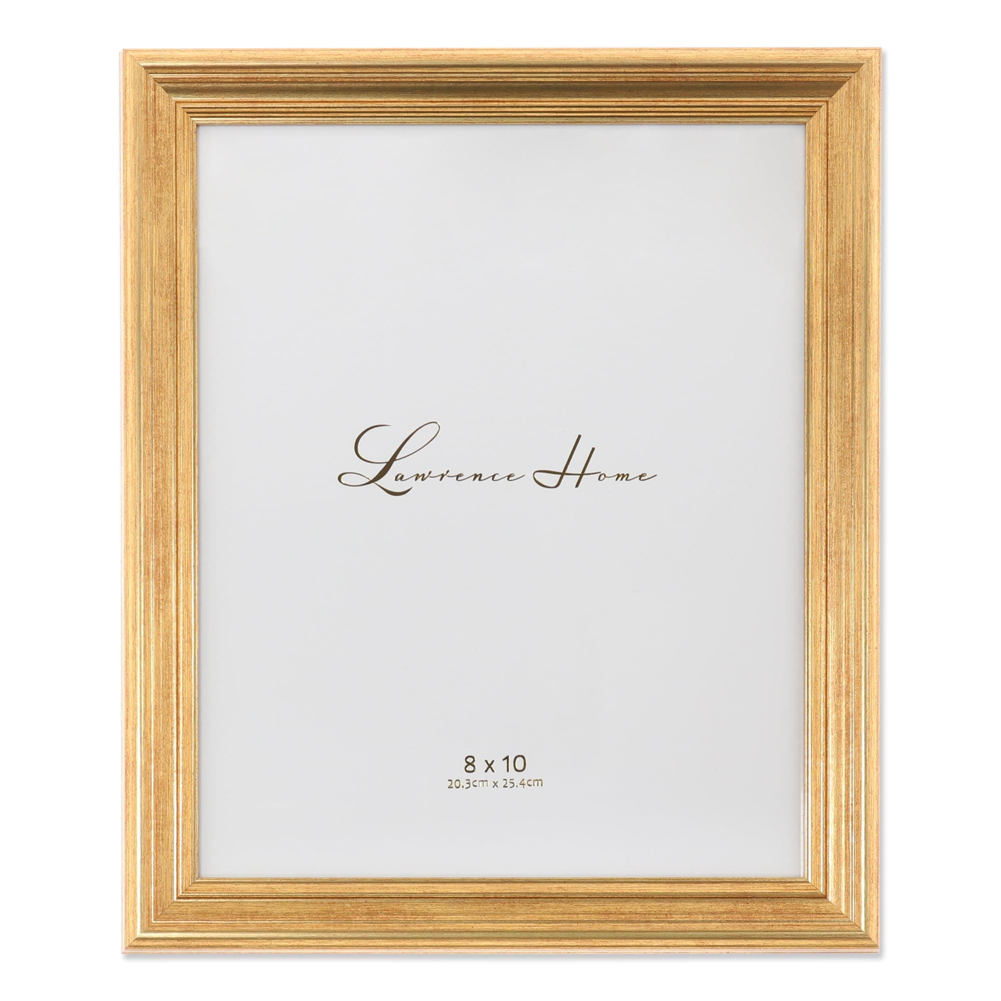 Lawrence Frames 536280 Sutter Gold 8x10 Picture Frame