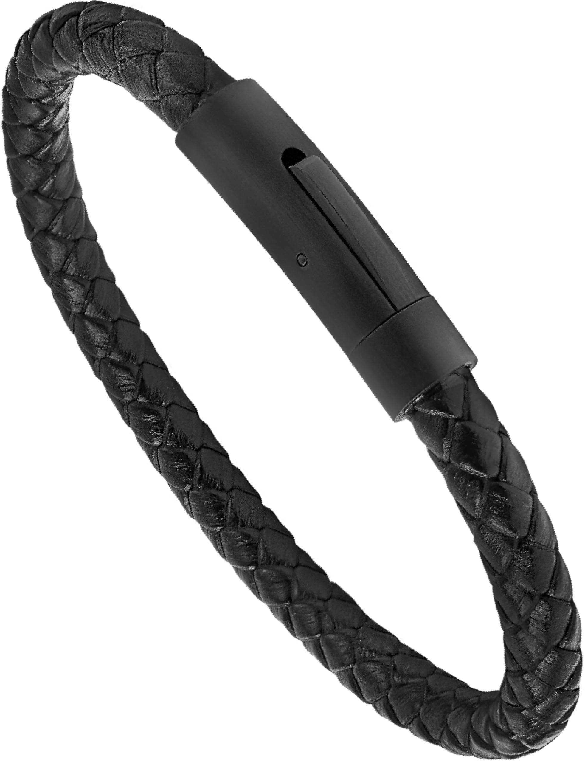 LUXAR Men’s Matte Black Solid Onyx Beaded Bracelet | Brushed 18K Gold Plated Signature Bead | Minimalist, Designer Jewelry for Men