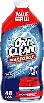 OxiClean Max Force Laundry Stain Remover Spray Refill, 48 fl oz