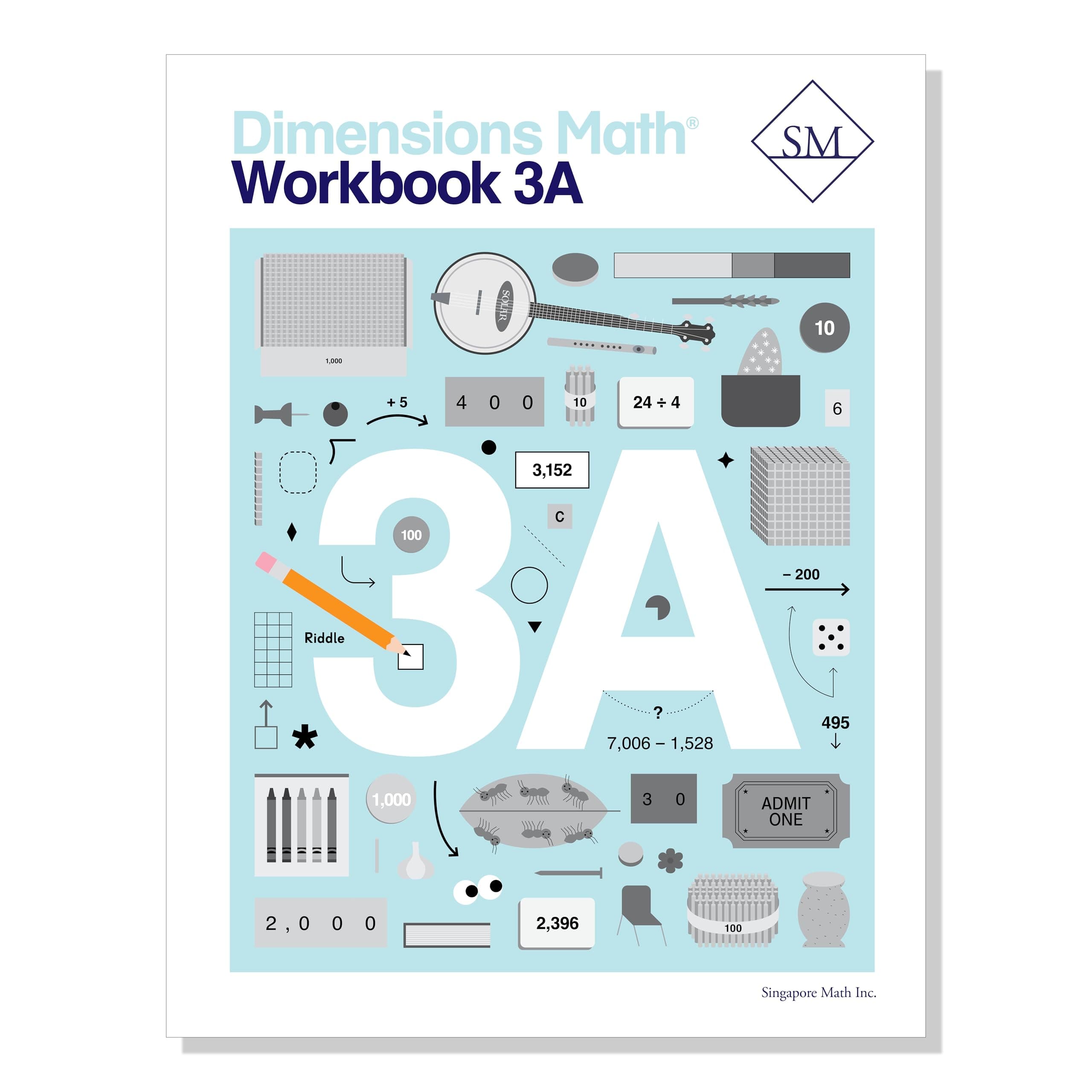 Dimensions Math Workbook 3A | Singapore Math Inc. [Paperback]