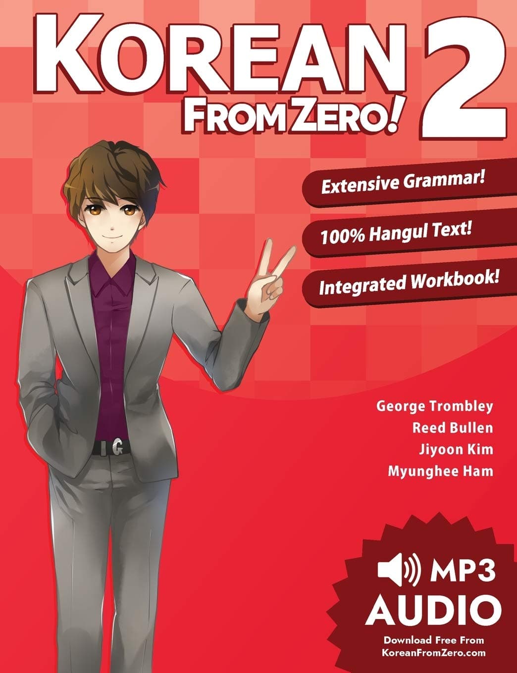 Korean From Zero! 2: Continue Mastering the Korean Language with Integrated Workbook and Online Course Paperback – October 11, 2015