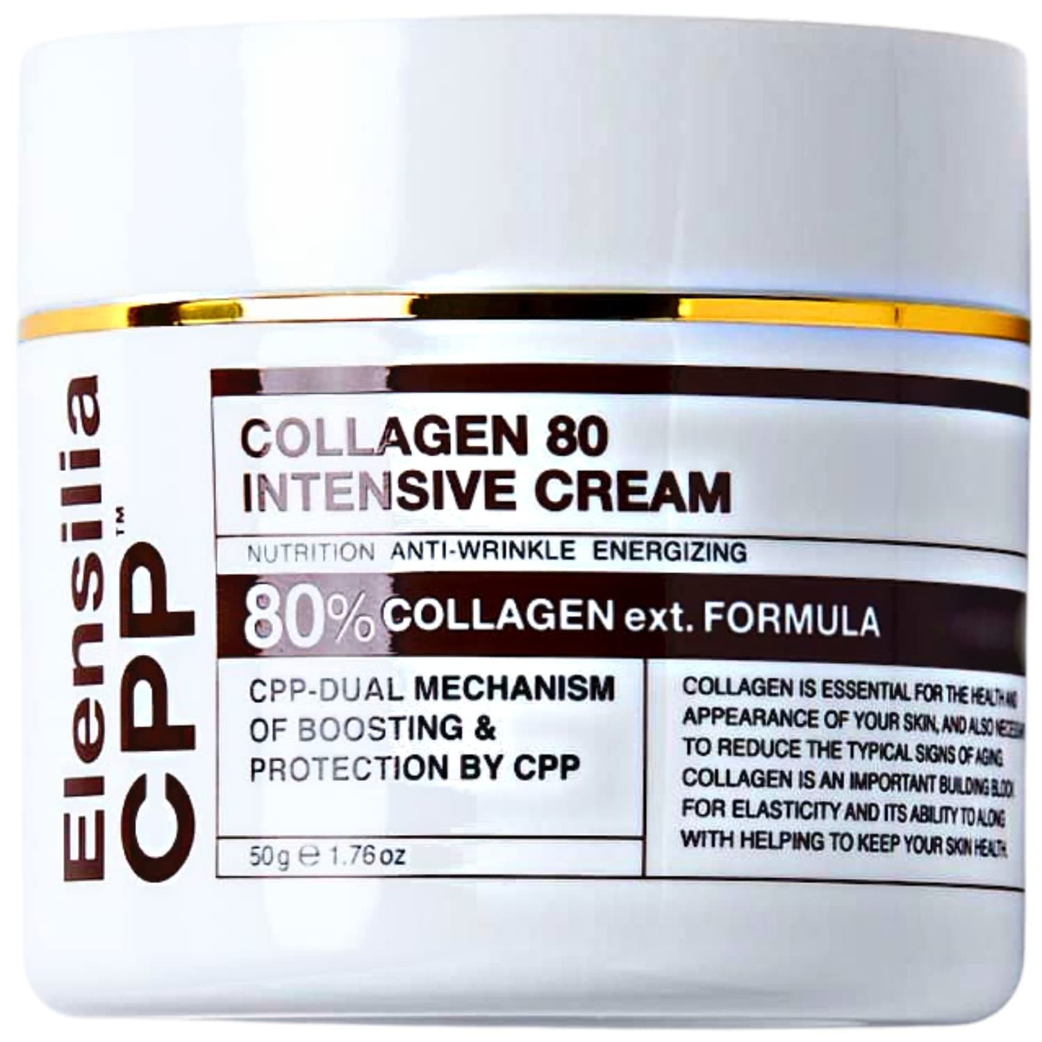 CPP Cream 1.76 Fl. Oz. - Adenosine, Botanical Extracts for Plumping, Firming, Hydrating, Moisturizing (Collagen)