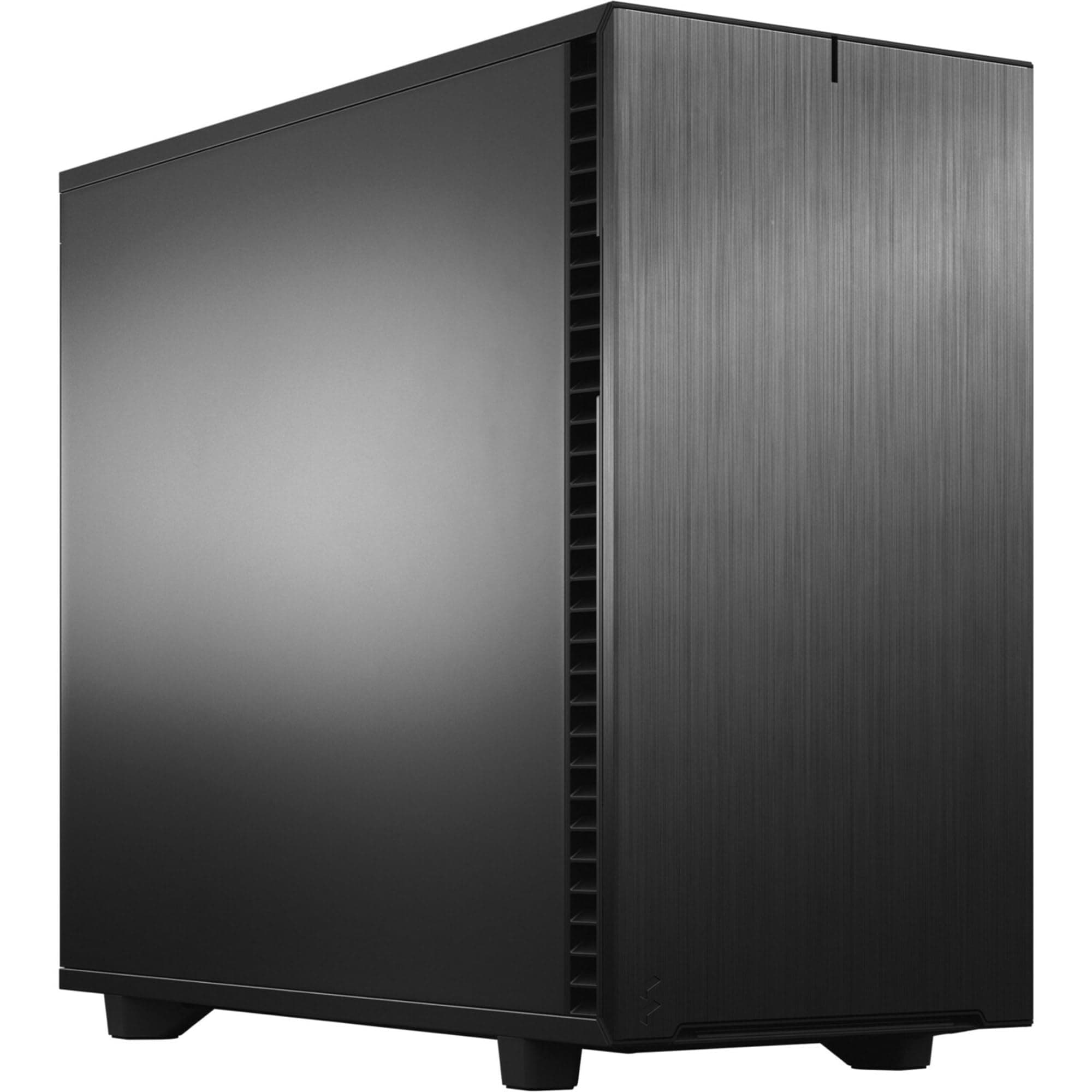 Define 7 Black Solid E-ATX Mid-Tower Gaming Cabinet Case with Three Pre-Installed Dynamic X2 GP-14 Fans and Anodized Aluminum Front Panel (FD-C-DEF7A-01)
