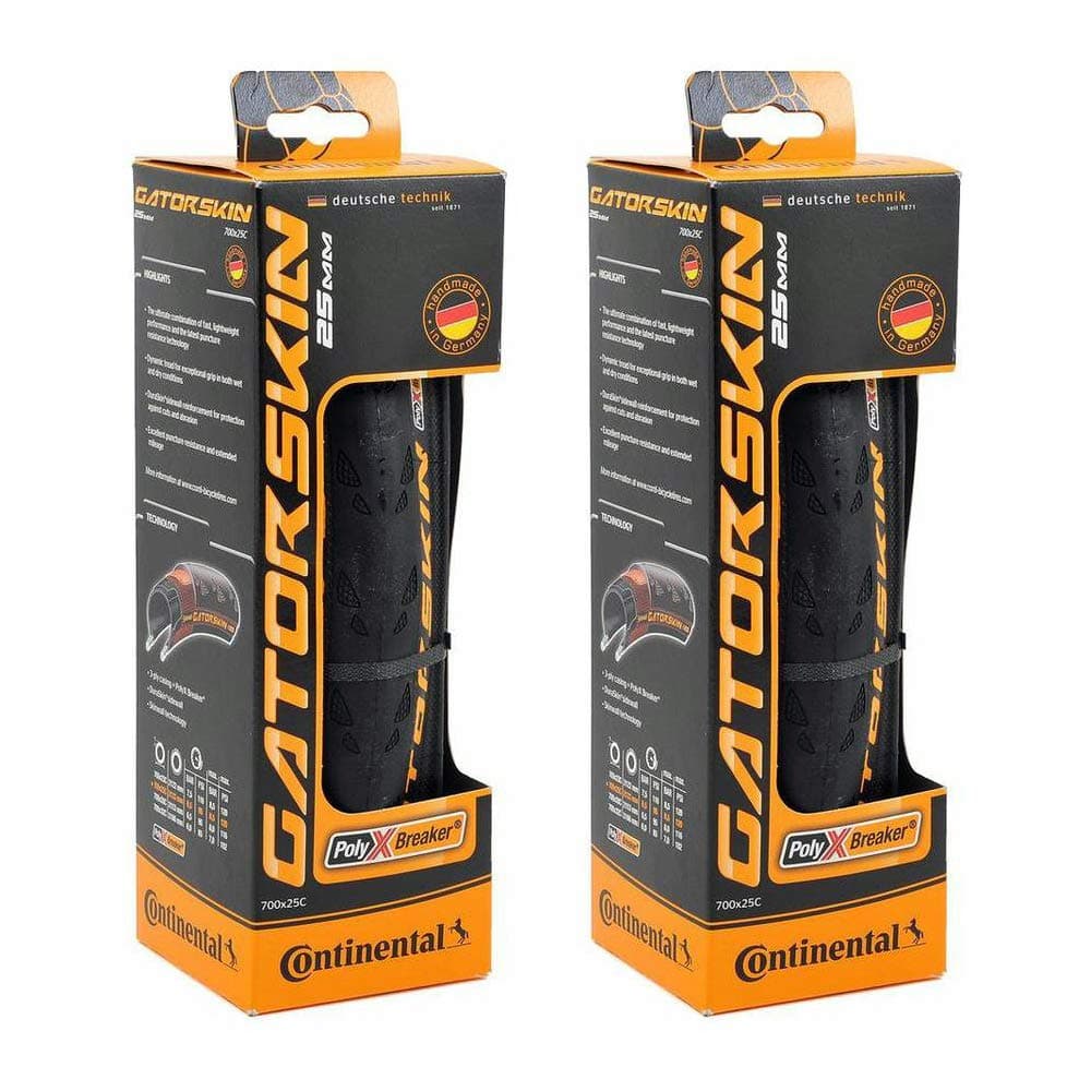 Gatorskin - Road Bike Tire | Tough Urban & Touring Tire for Daily Riding - PolyX Breaker, Duraskin, 2 Pack