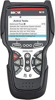 Innova 5610 OBD2 Bidirectional Scan Tool - Understand Your Vehicle, Pinpoint What's Wrong, and Complete Your Repairs with Less Headache, Updates Included, US-Based Technical Support