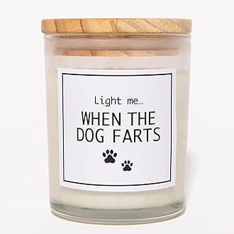 Light Me When The Dog Farts Candle - Dog Mom Gifts for Women, Pet Friendly Lavender Scented Candle, Natural Soy Wax & Natural Essential Oils
