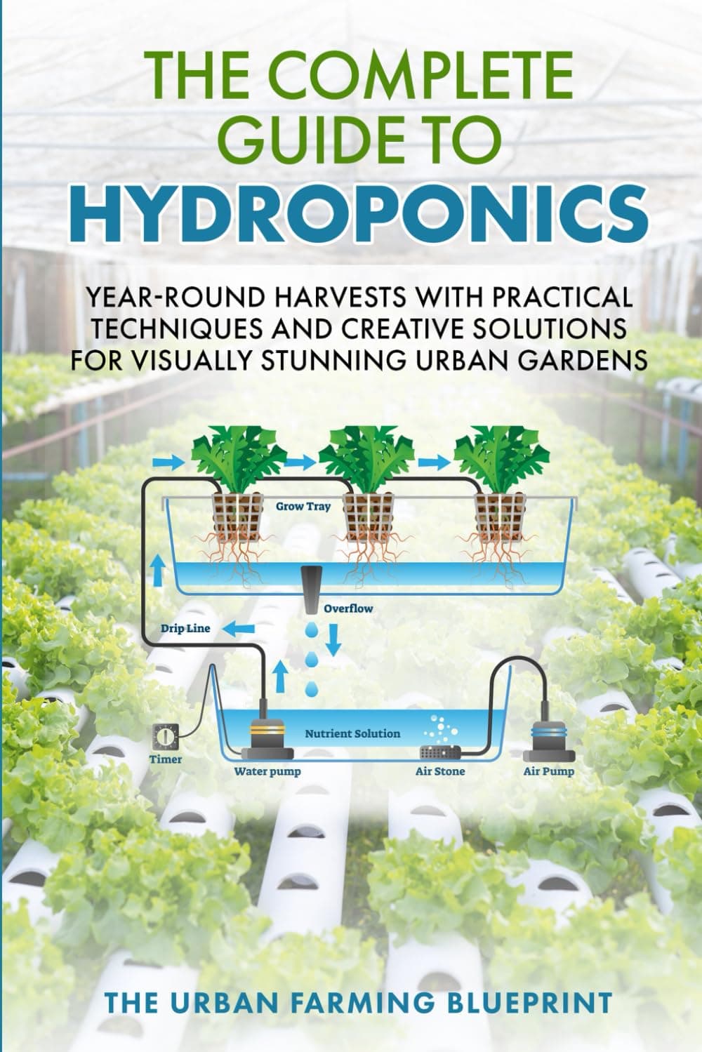 The Complete Guide to Hydroponics: Year-Round Harvests with Practical Techniques and Creative Solutions for Visually Stunning Urban Gardens (The Urban Farming Blueprint, Band 2) Paperback – Big Book, 13 July 2024