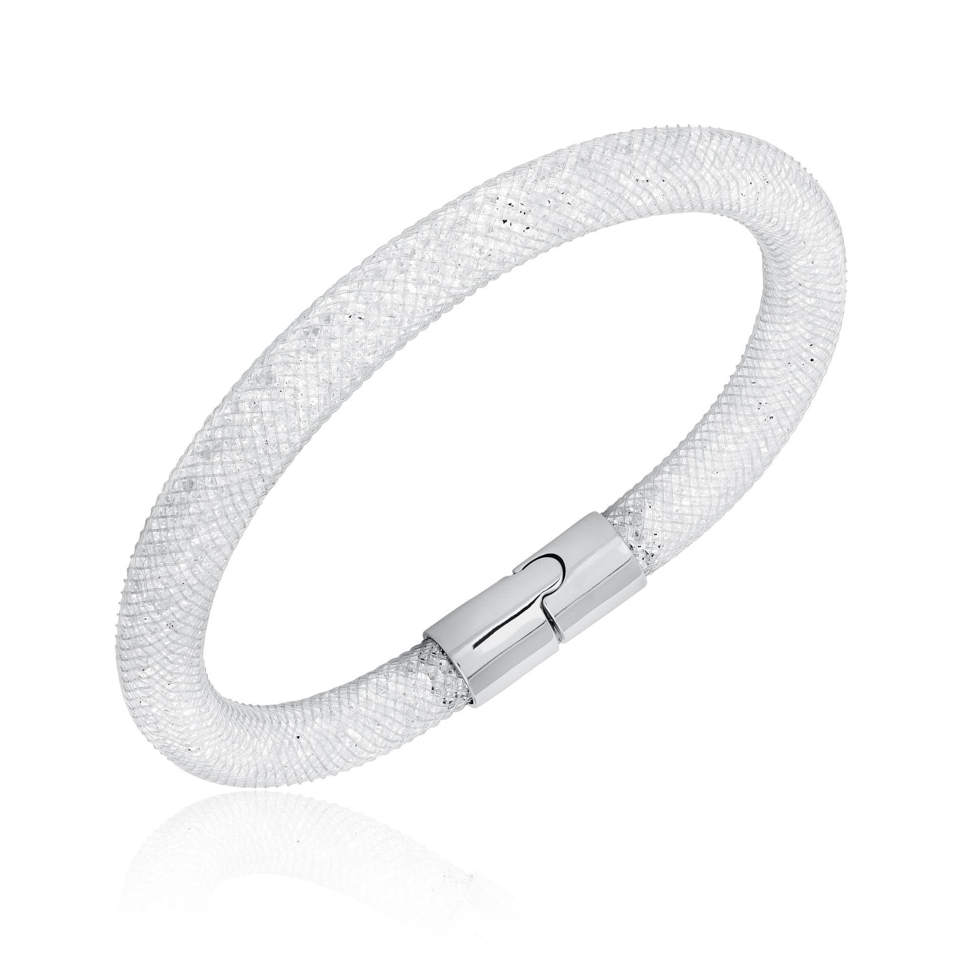 SWAROVSKI STARDUST GREY MEDIUM DOUBLE BRACELET