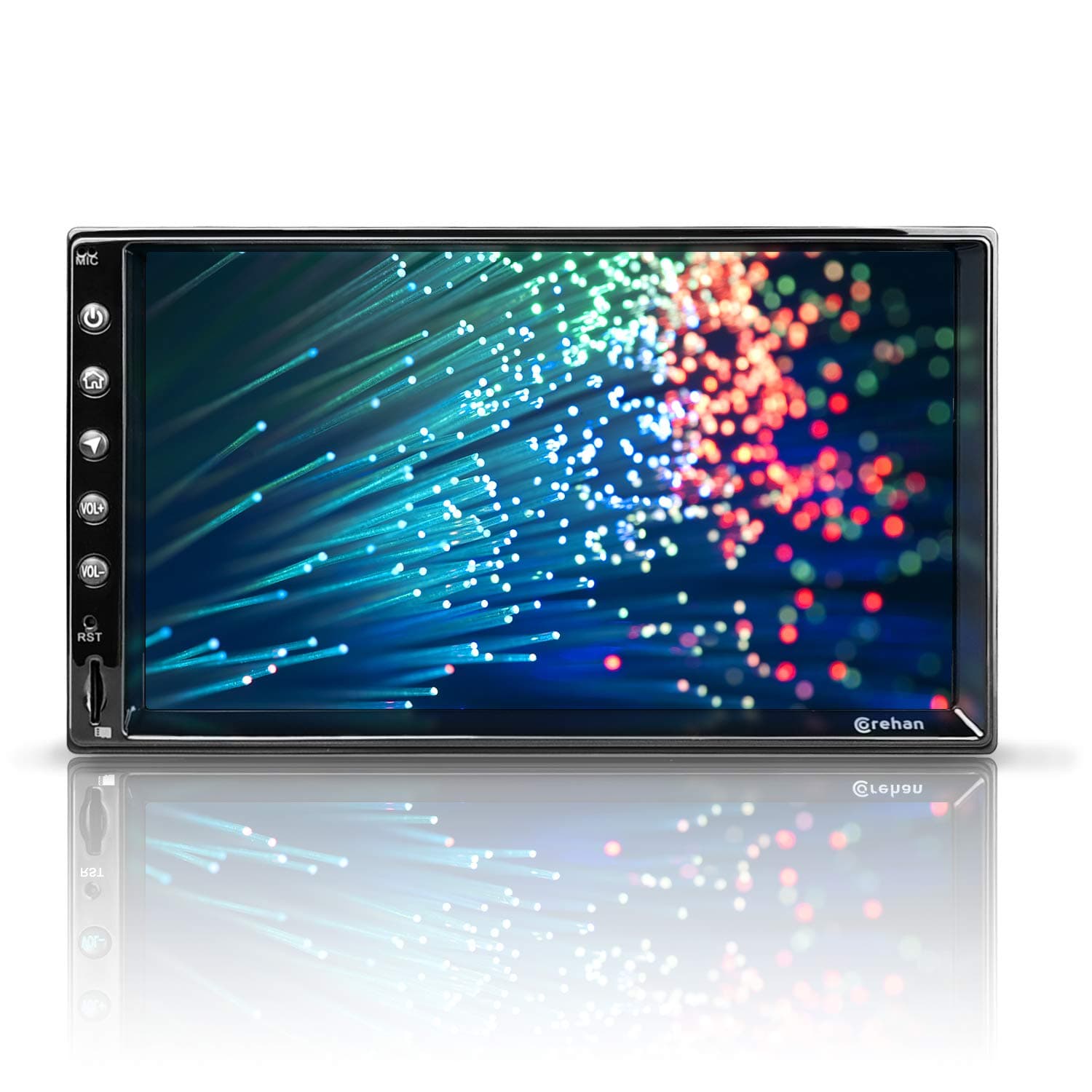 Double Din Android Car Stereo - Corehan 7 inch Touch Screen in Dash Car Radio Video Multimedia Player with Bluetooth WiFi GPS Navigation System (Android 8.1, 7 inch Screen)