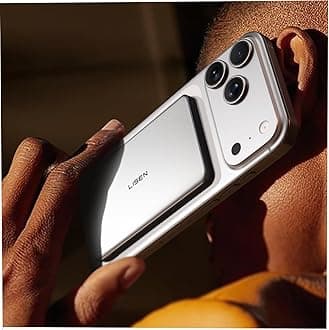 LISEN Ultra Slim MagSafe Power Bank,5000mAh Wireless Slim MagSafe Battery Pack,Magnetic Portable Charger,Magnetic Power Bank for iPhone 17 Pro Max Plus Air/16-12 Series,Gifts for Men Women