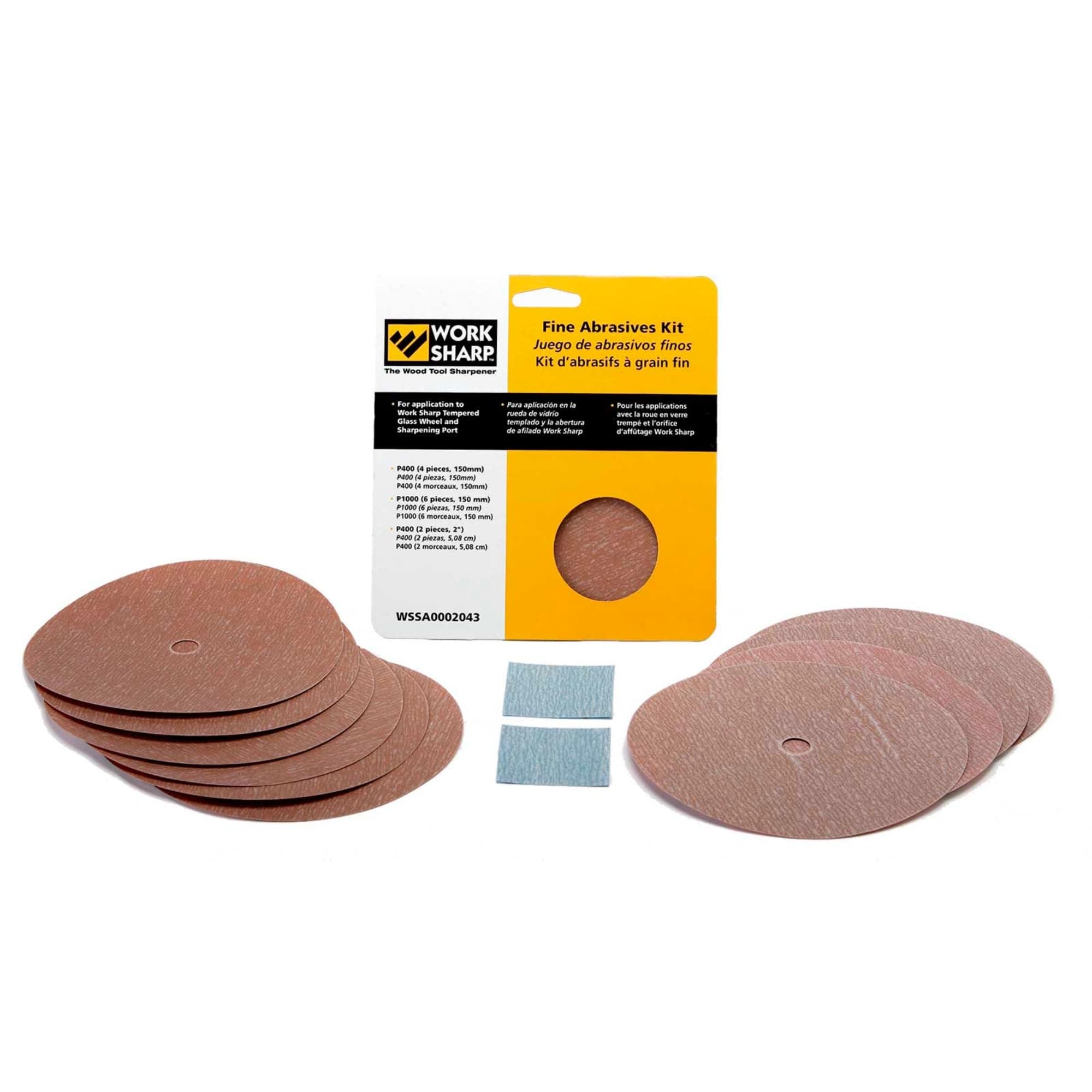 WORK SHARP Fine Abrasive Kit for WS3000 Wood Tool Sharpener WSSA0002043
