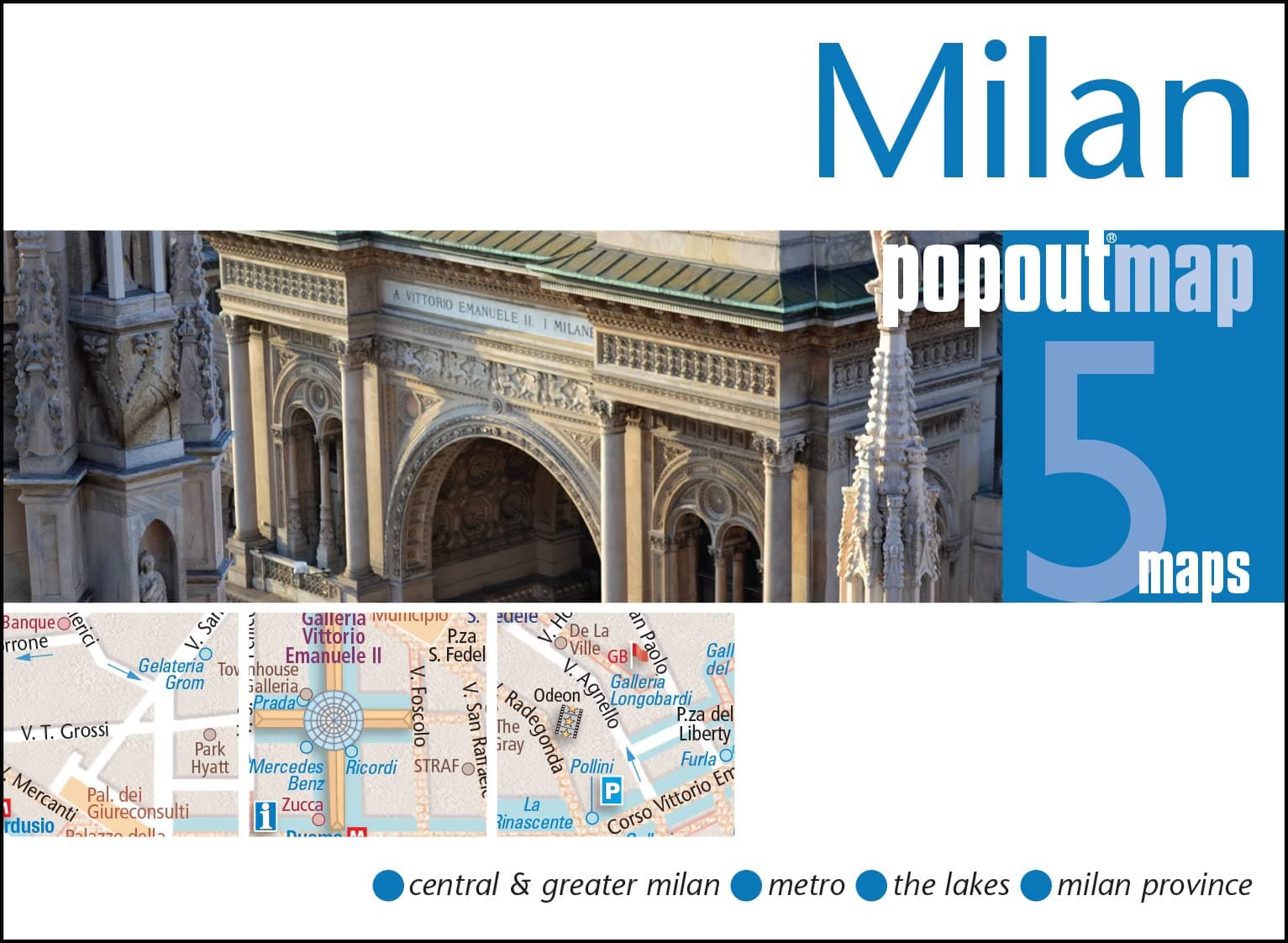 Milan PopOut Map (PopOut Maps) Map – Folded Map, March 7, 2015