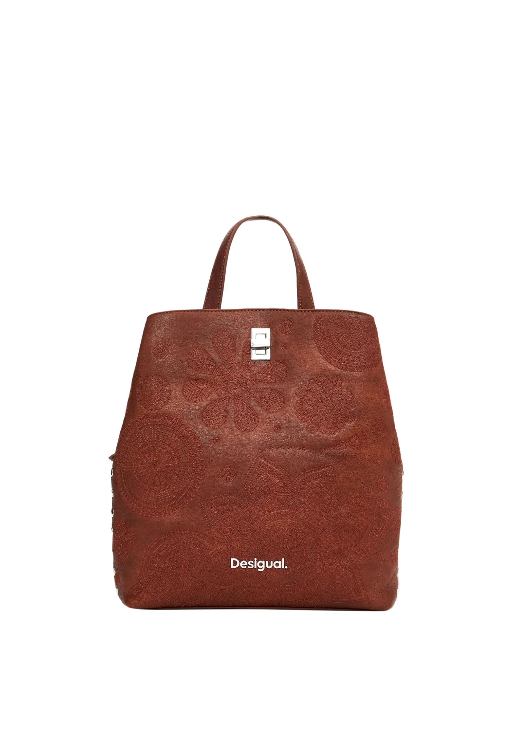 Desigual Embroidered Flower Backpack