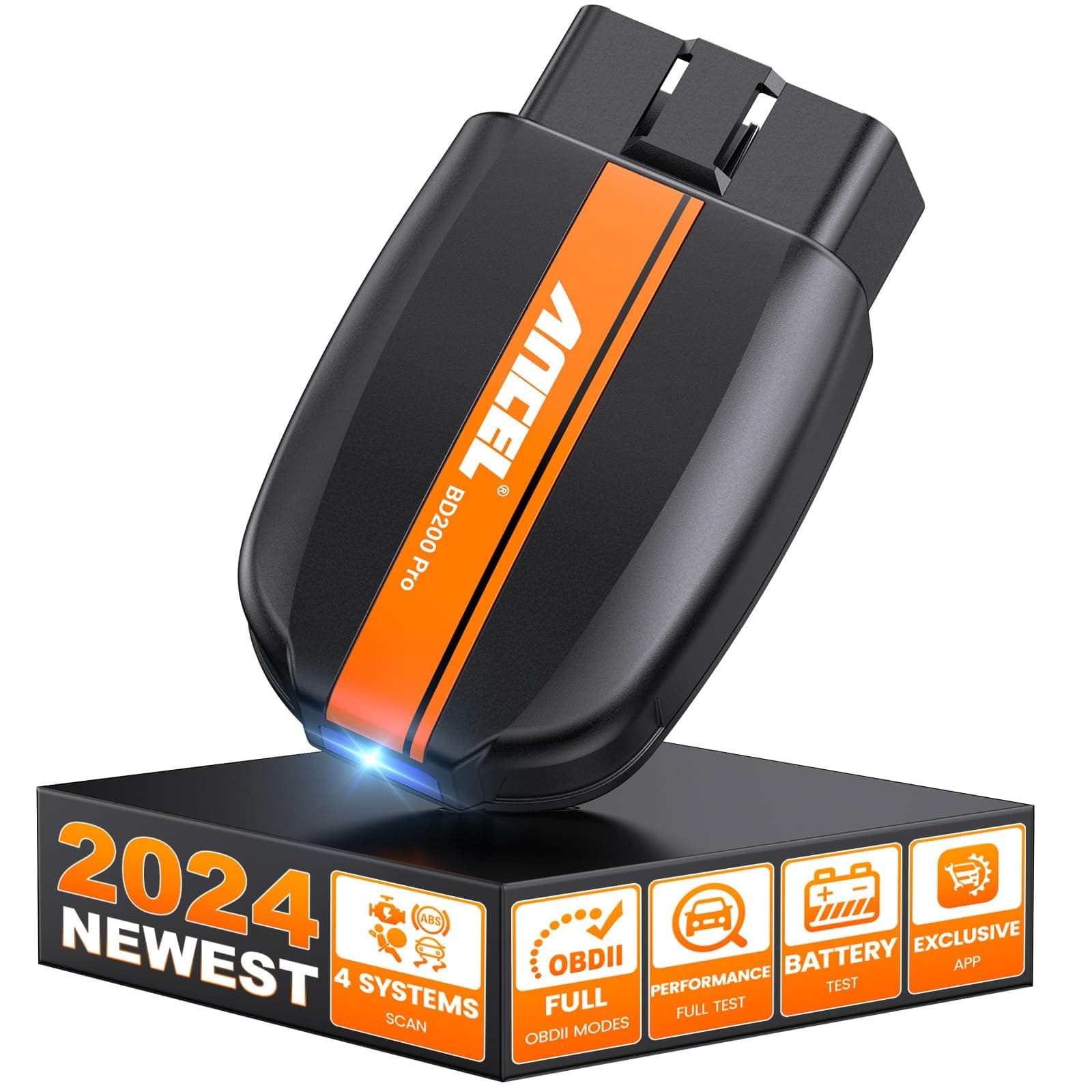 ANCEL BD200 Pro OBD2 Scanner Bluetooth, Enhanced Wireless Car Code Readers