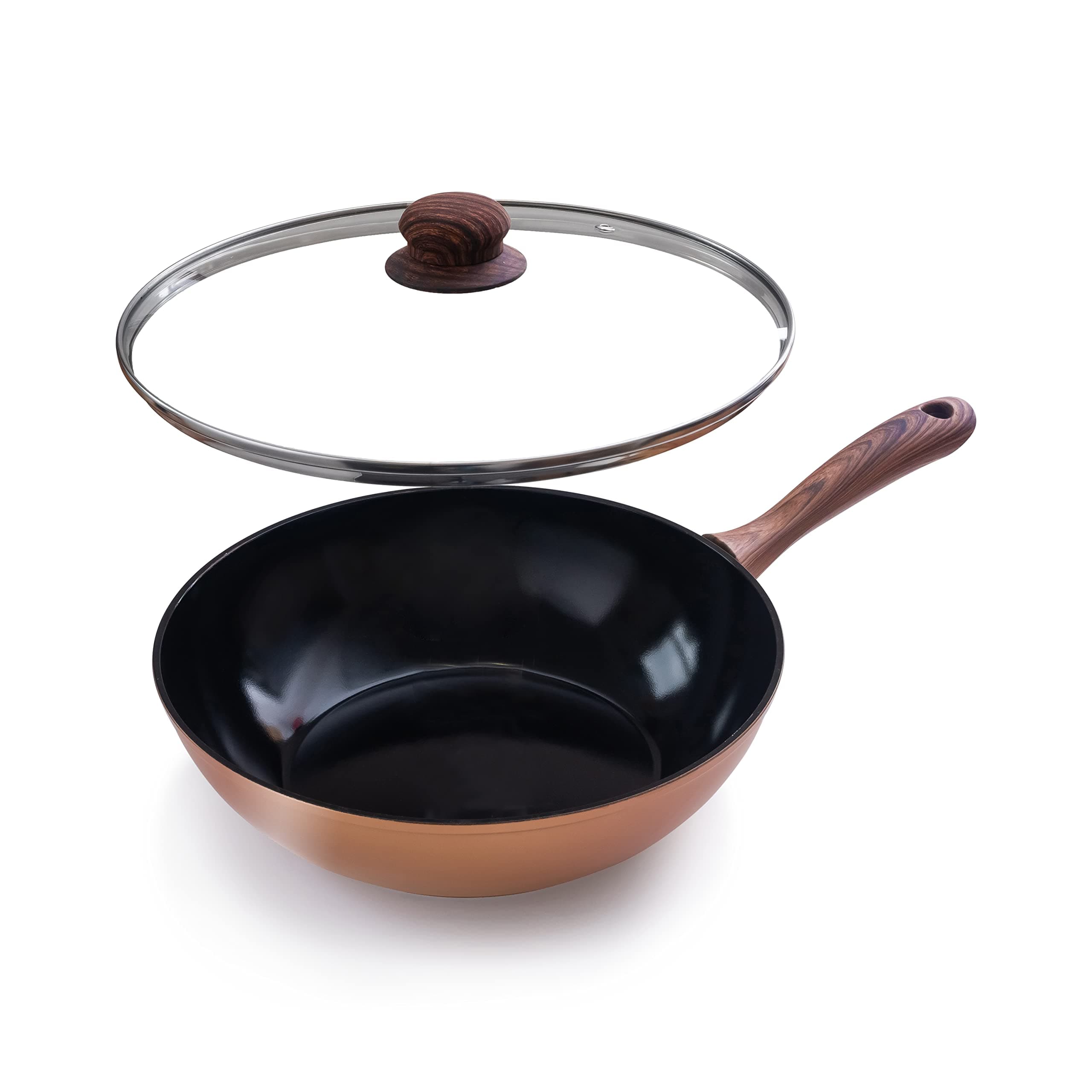 Copper Deep Stir wok