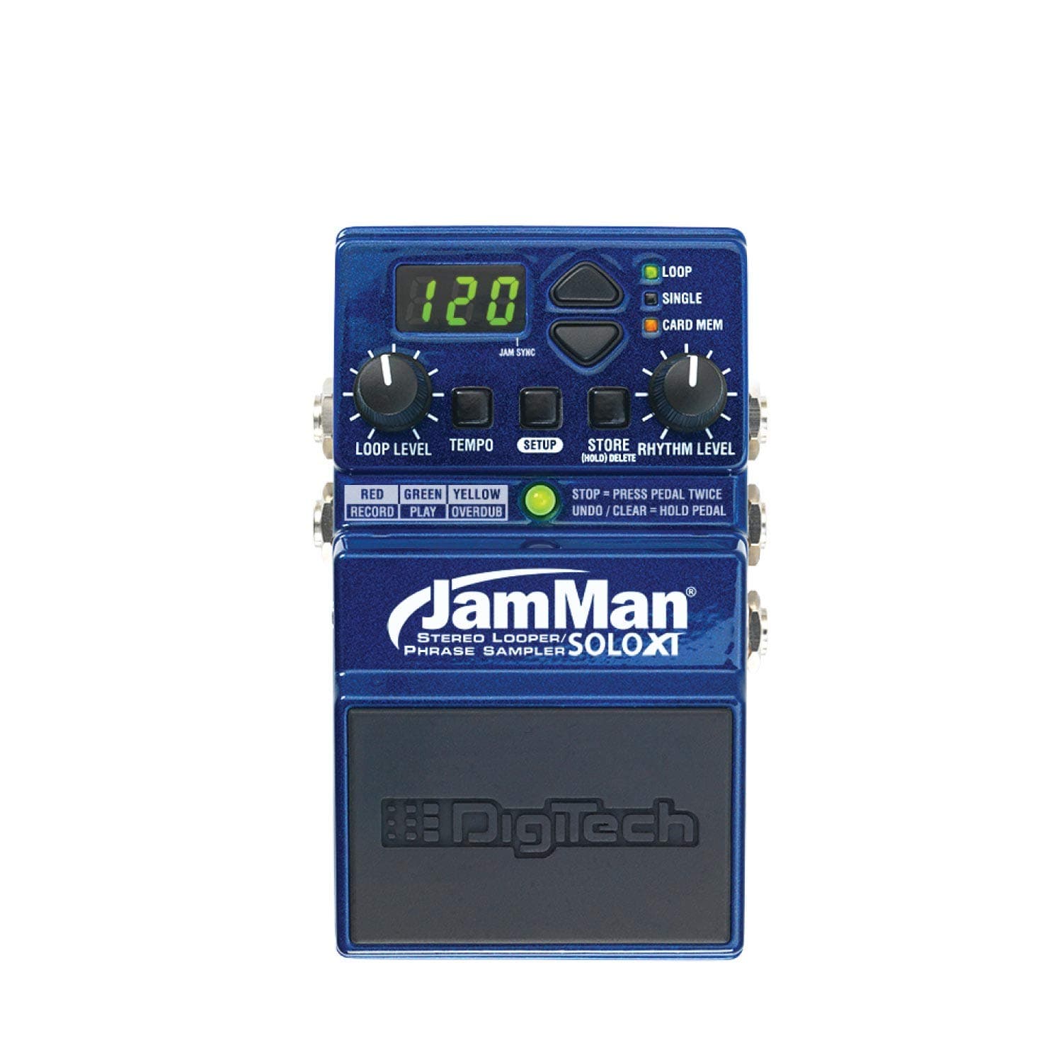 DigiTech JamMan Solo XT Stereo Looping in a Compact Pedal with JamSync