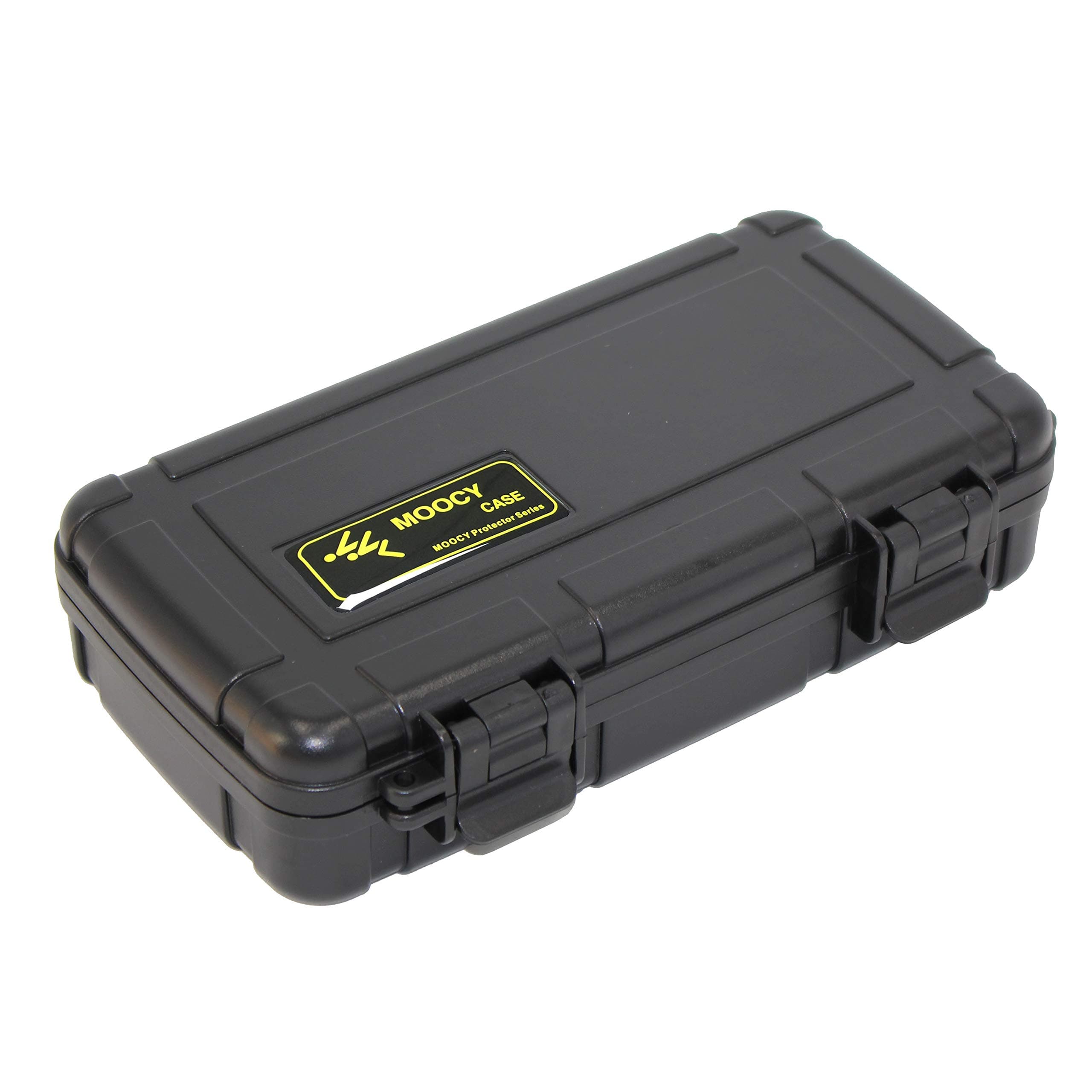 8" Small Hard Case with Pluck Foam Insert, 8.6 x 4.9 x 1.9 Inch - Protective Waterproof Plastic Tiny Box for Storage Medical item, Micro Tools - Lockable, Portable for Travel