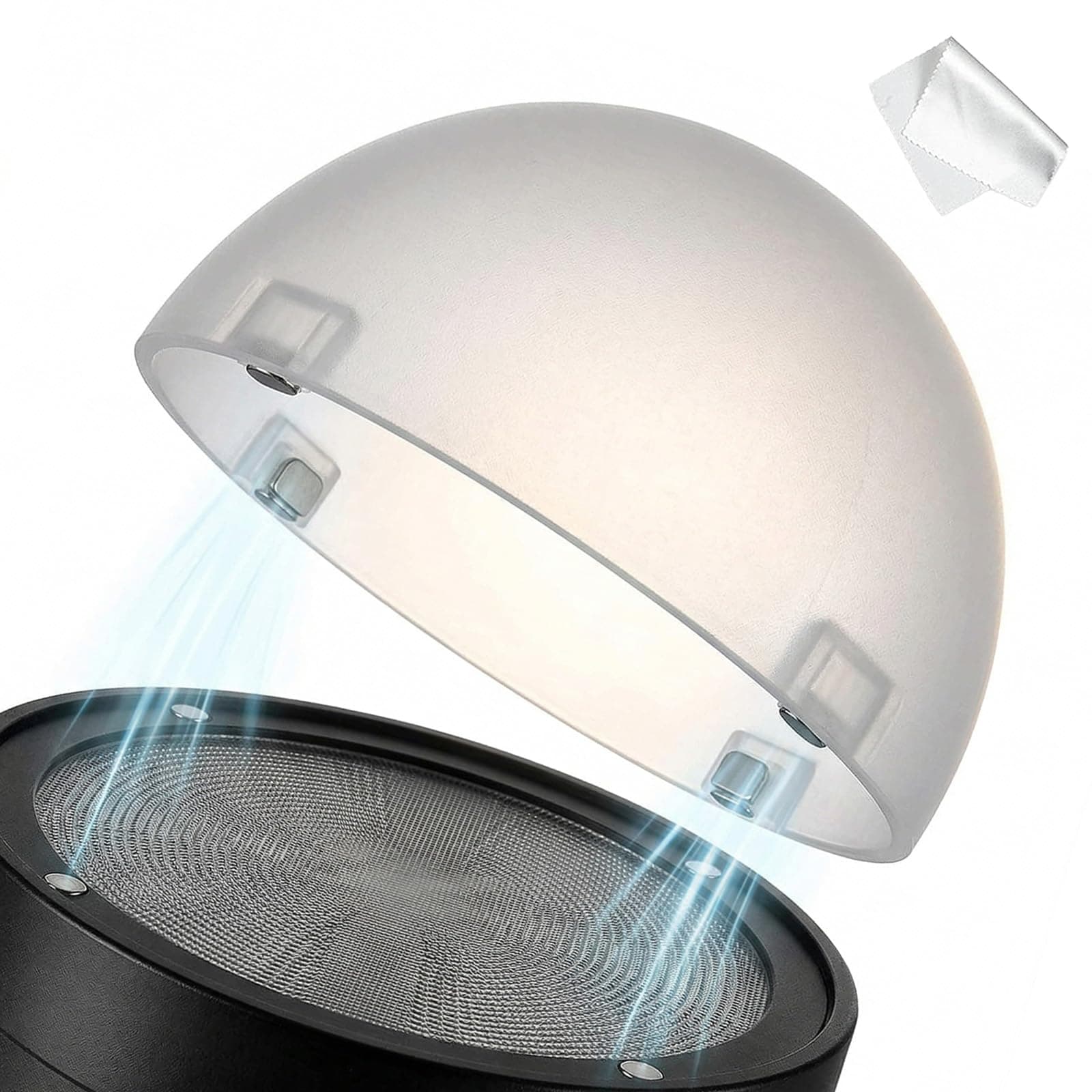 AK-R11 Dome Diffuser, Compatible for godox H200R Round Flash Head, for V1Pro V100 V1 AD200 Pro, AD200 AD200Pro II AD200ProII Camera Flash