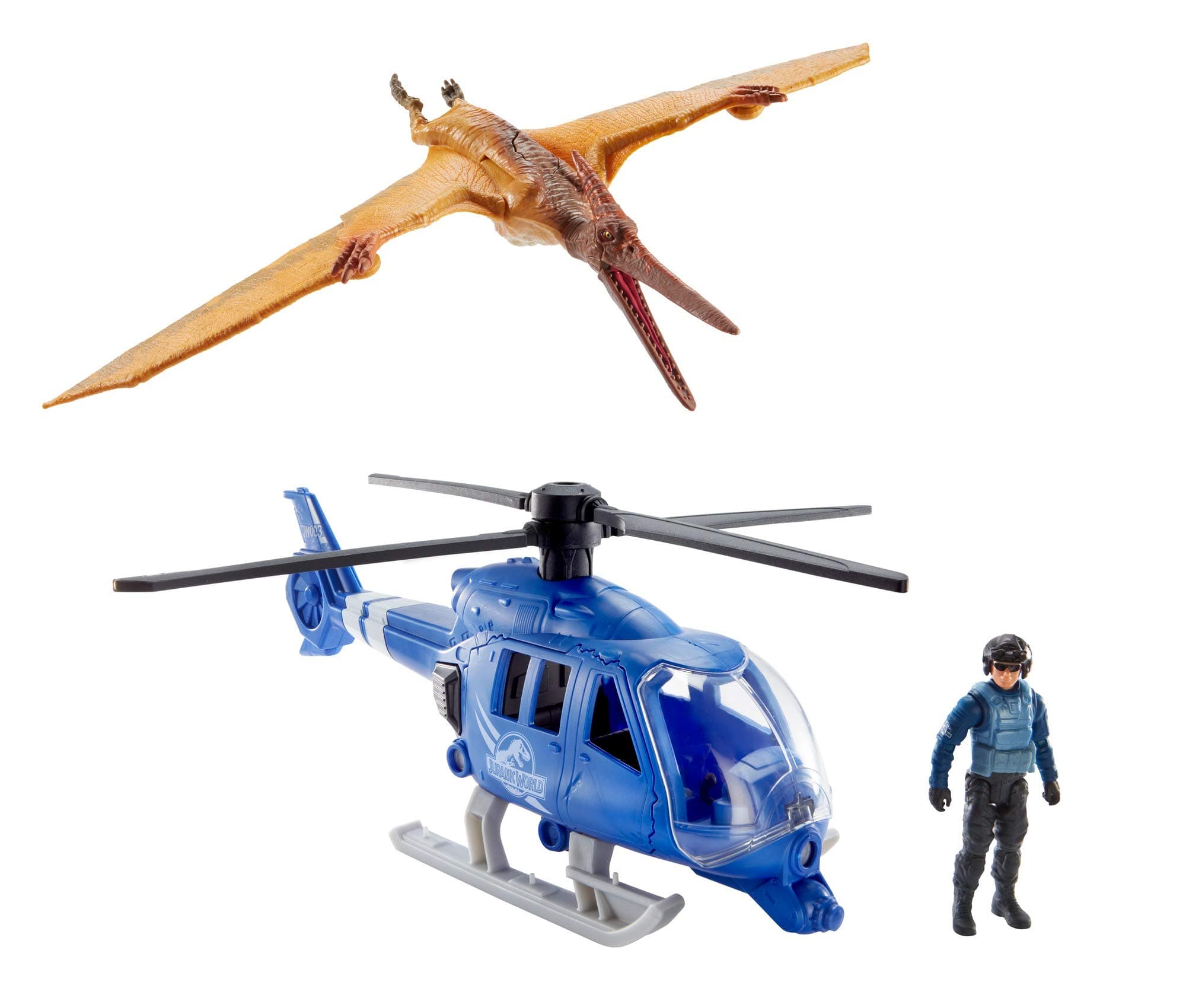 JURASSIC WORLD DESTRUCT-A-SAURS Pteranodon Copter Attack Set