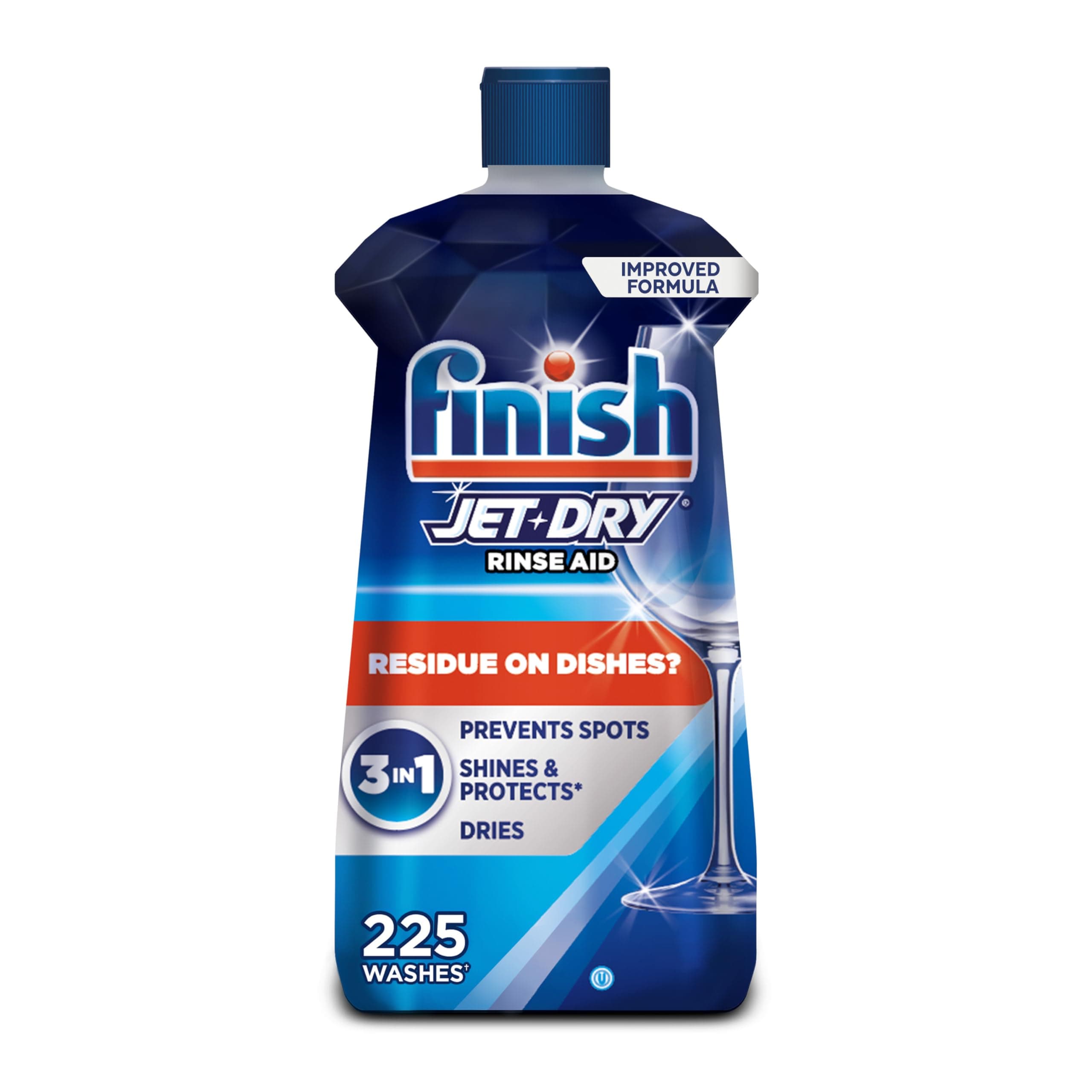 Finish Jet-Dry Rinse Aid, 23oz, Dishwasher Rinse Agent & Drying Agent