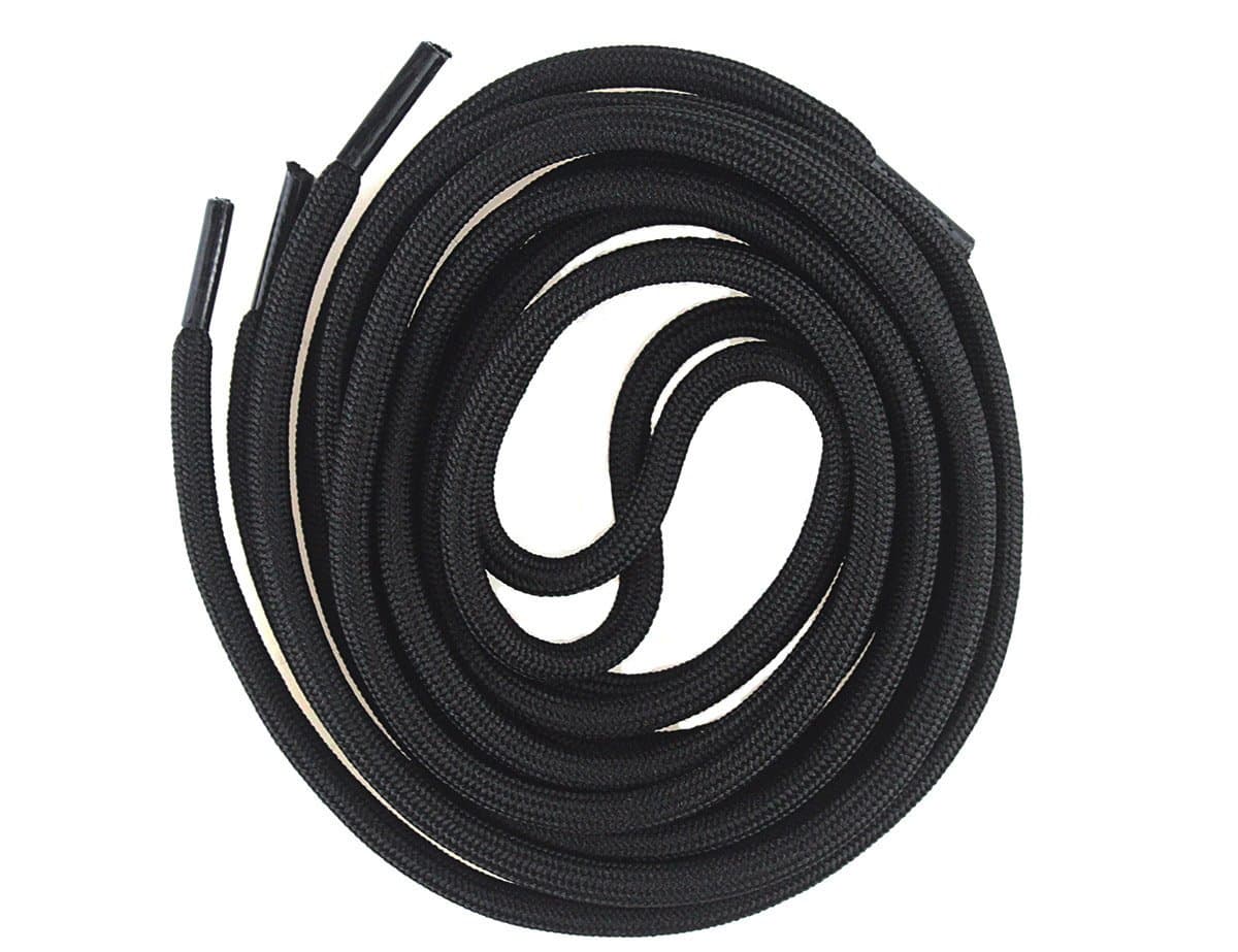 6mm Round Athletic Shoelaces Solid Colors Shoe Laces