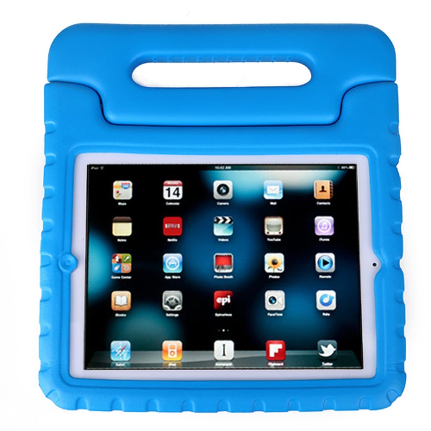 Jbasic Ipad 2 3 4 Case for Kids Case EVA Shockproof Case for Kids Children for Apple Ipad 2/3/4 (Blue)