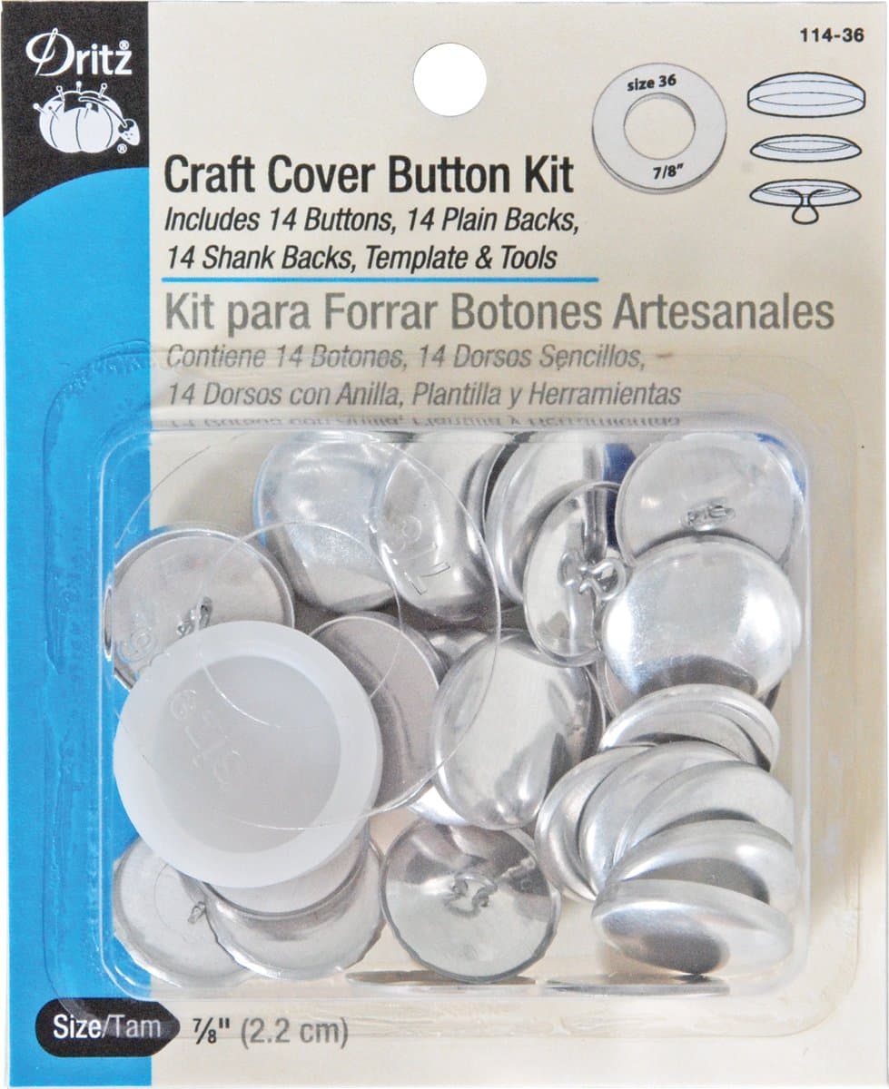 DritzDritz Craft Cover Button Kit, Size 36