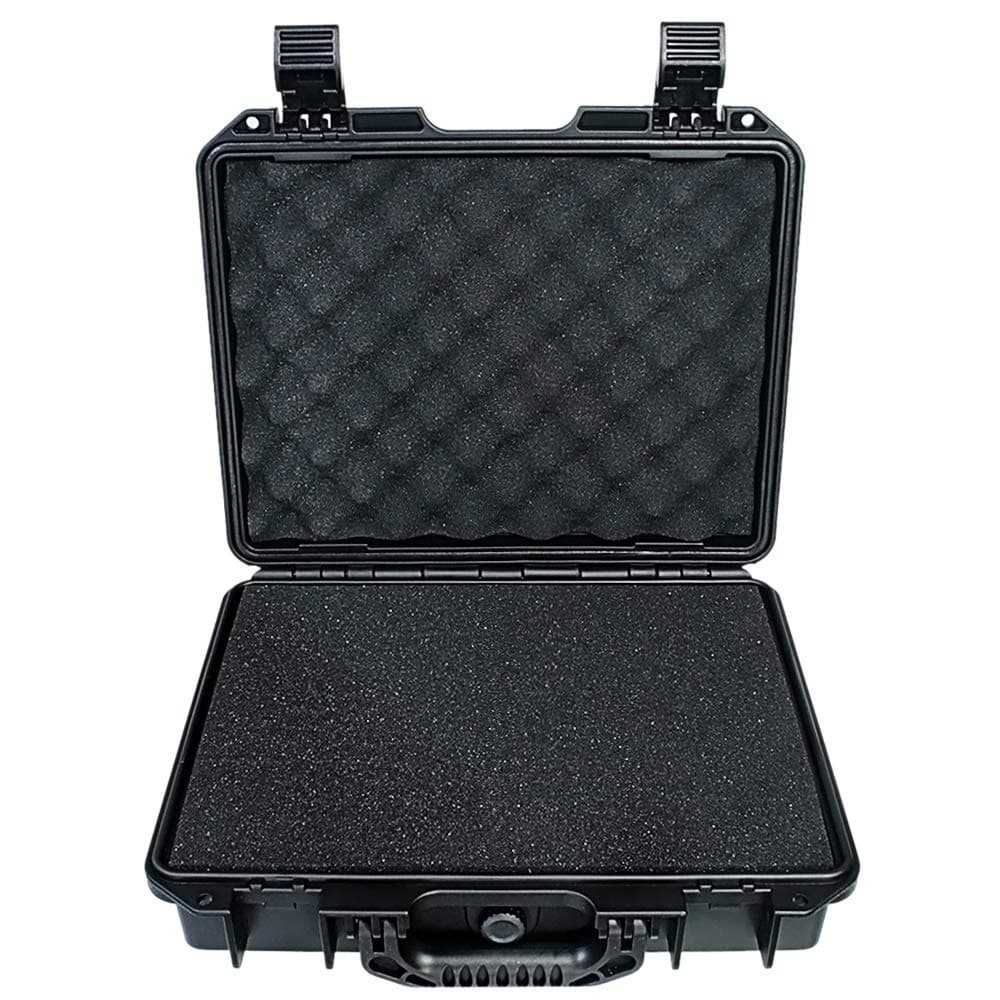 14in Waterproof Hard Case with DIY Customizable Foam Insert (13 x 9.8 x 3.3in Interior)