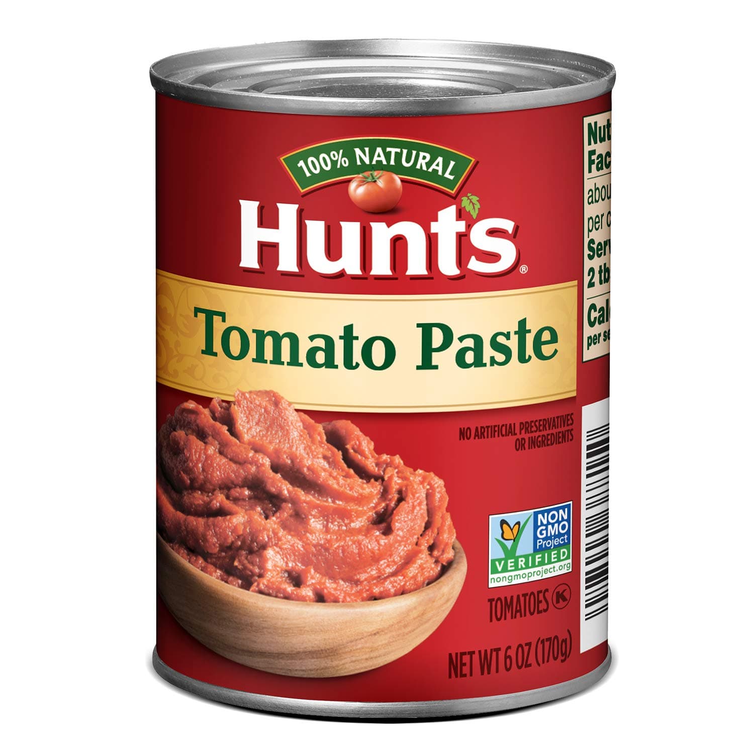 Hunt’s Tomato Paste, 6 oz. Can, Perfect for Chili & Soups, 24 Pack