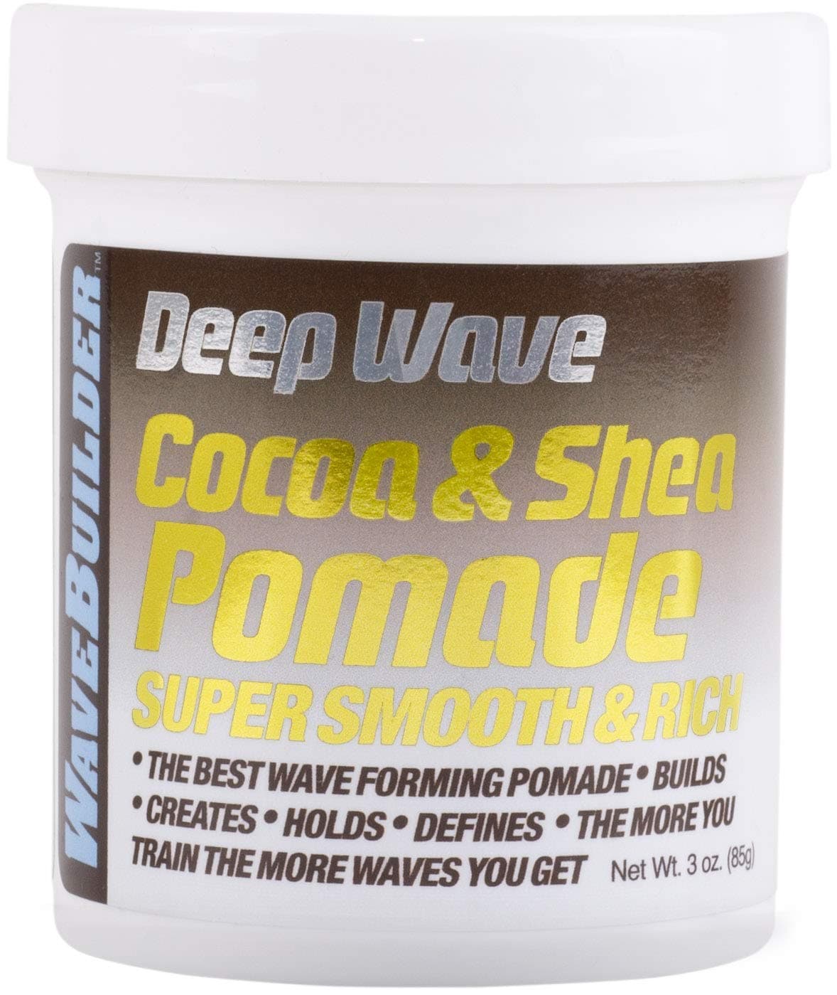 Cocoa & Shea Pomade | Super Smooth & Rich Formula Promotes Healthy Hair Waves, 3 Oz