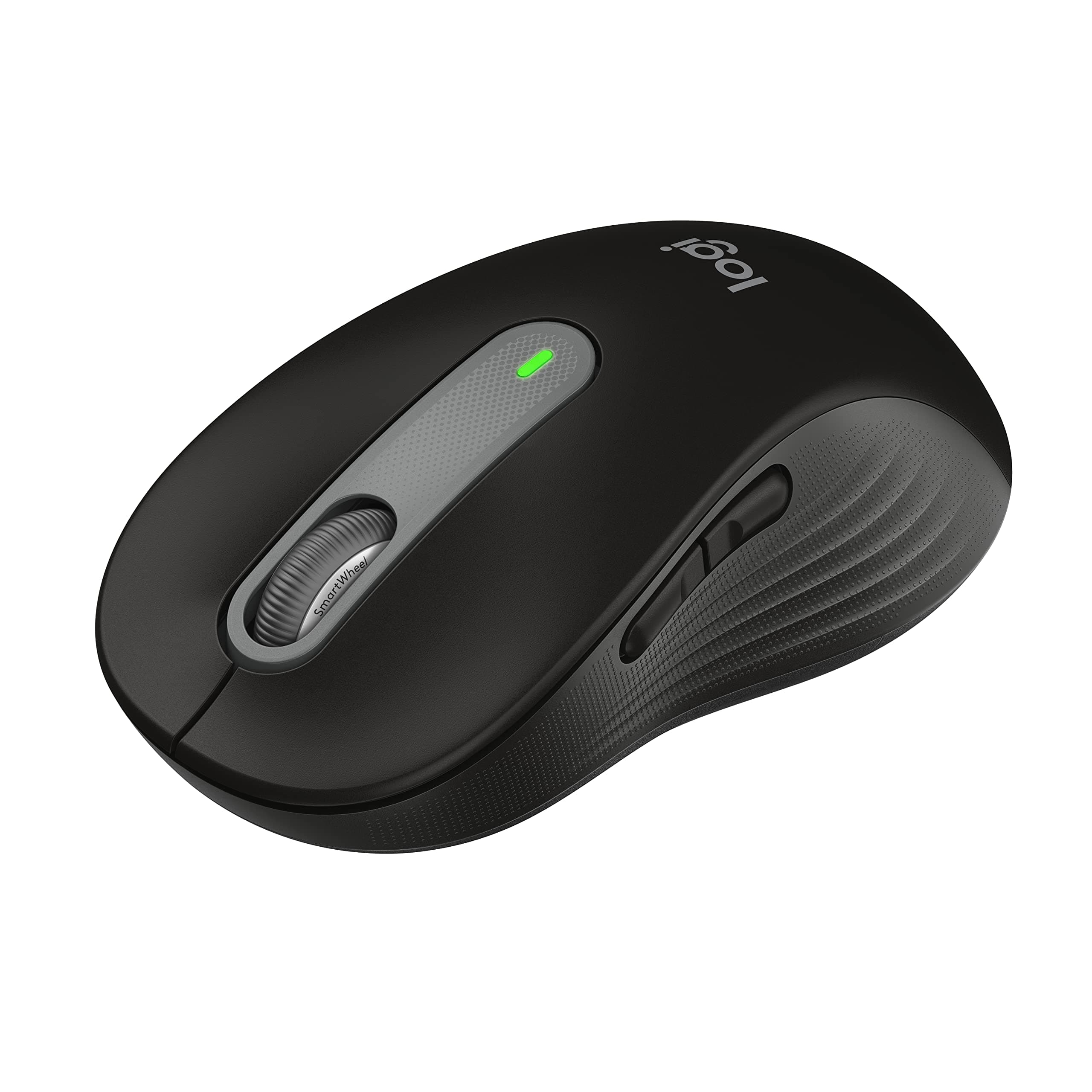 Signature M650 Wireless Mouse - for Small to Medium Sized Hands, 2-Year Battery, Silent Clicks, Customizable Side Buttons, Bluetooth, for PC/Mac/Multi-Device/Chromebook - Black