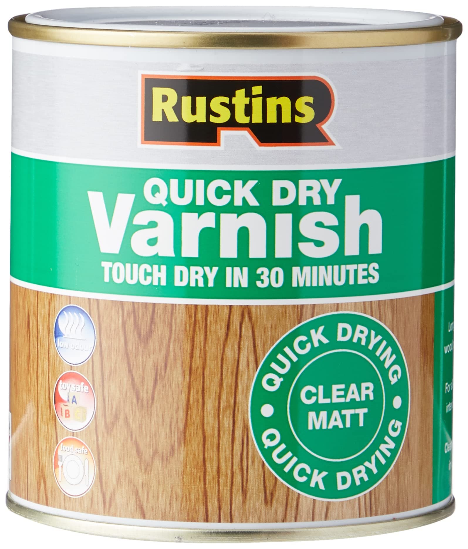Quick Dry Varnish, Clear Matt, 500 ml