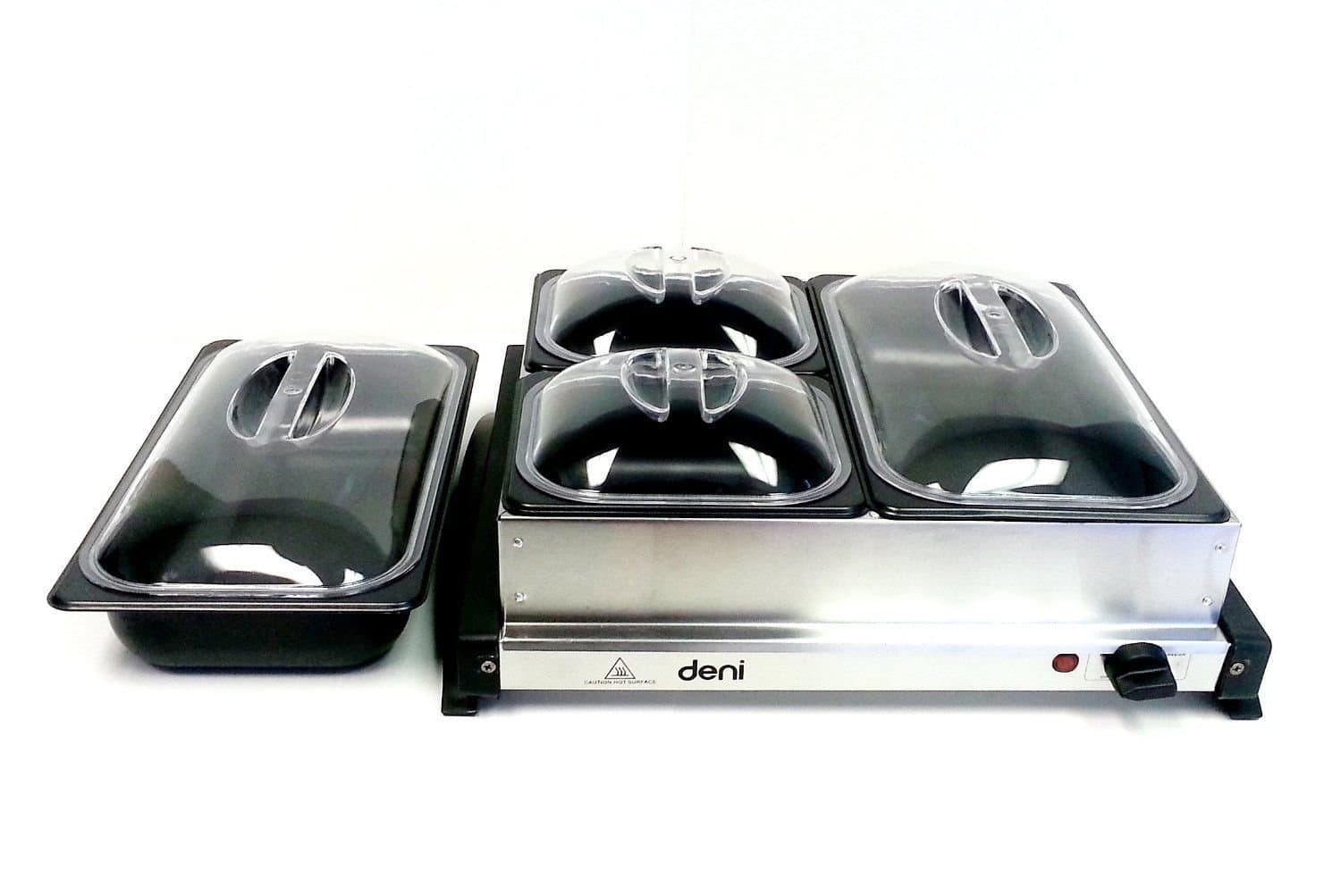 Deni 15240 Double Buffet Server and Warming Trays