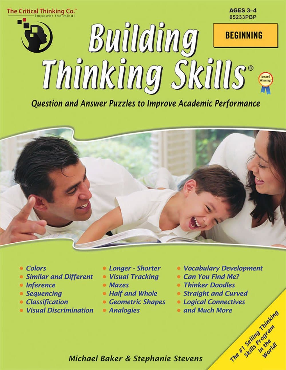Building Thinking Skills Beginning 1 Workbook, Question & Answer Puzzles to Improve Academic Performance (Ages 3-4)