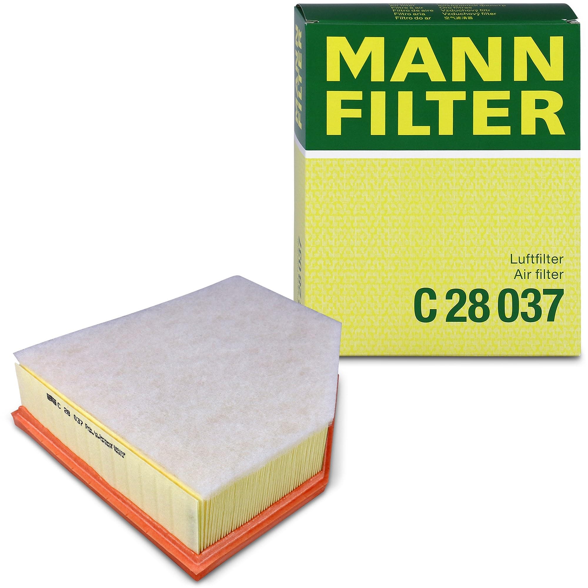 Mann Filter C 28 037 Engine Air Filter Replacement Compatible With BMW 530e, 530i, 540i, 740i, 745e, 840i, X3, X4, X5, X7
