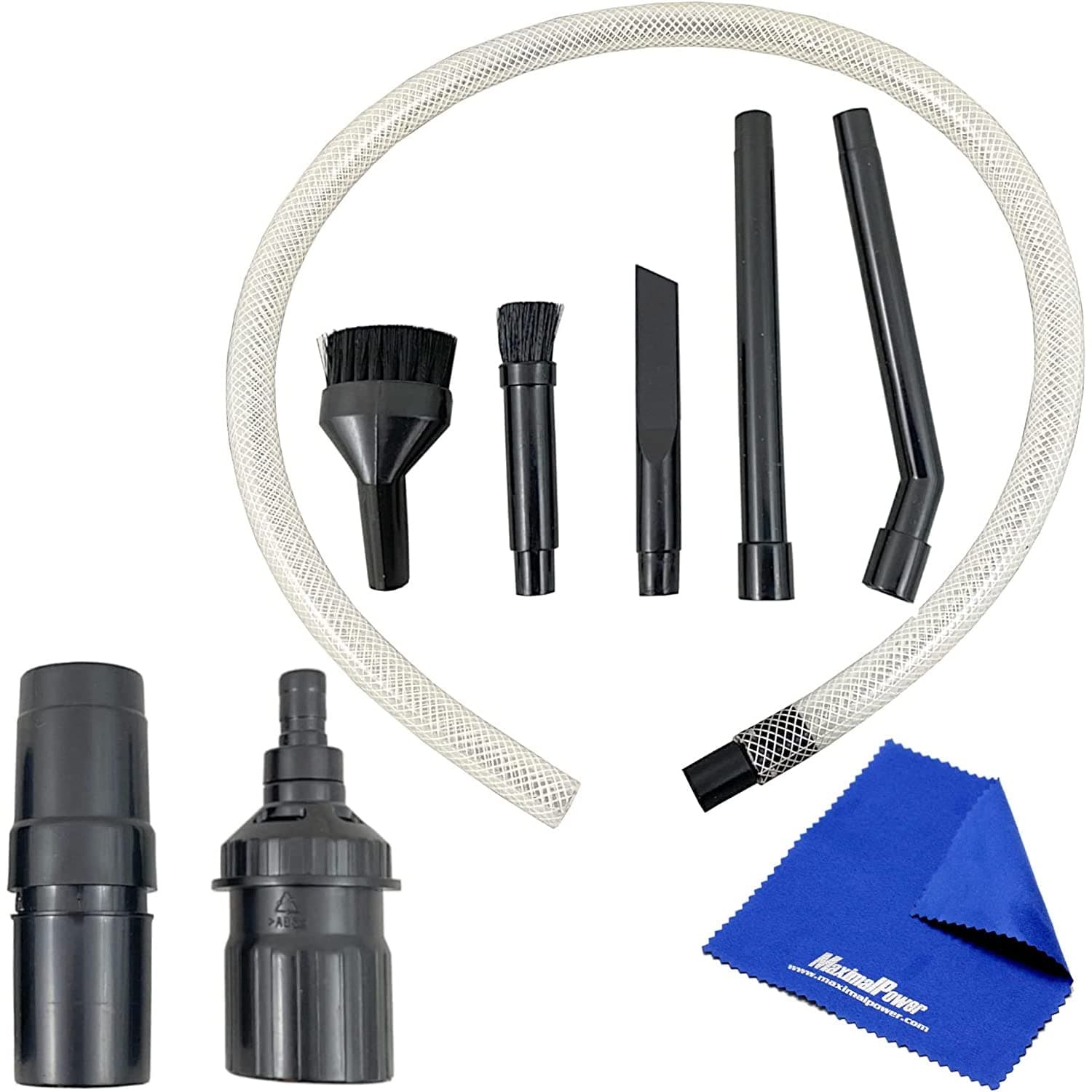 Mini/Micro Vacuum Cleaner Attachment Tool Kit 8 Pcs Set