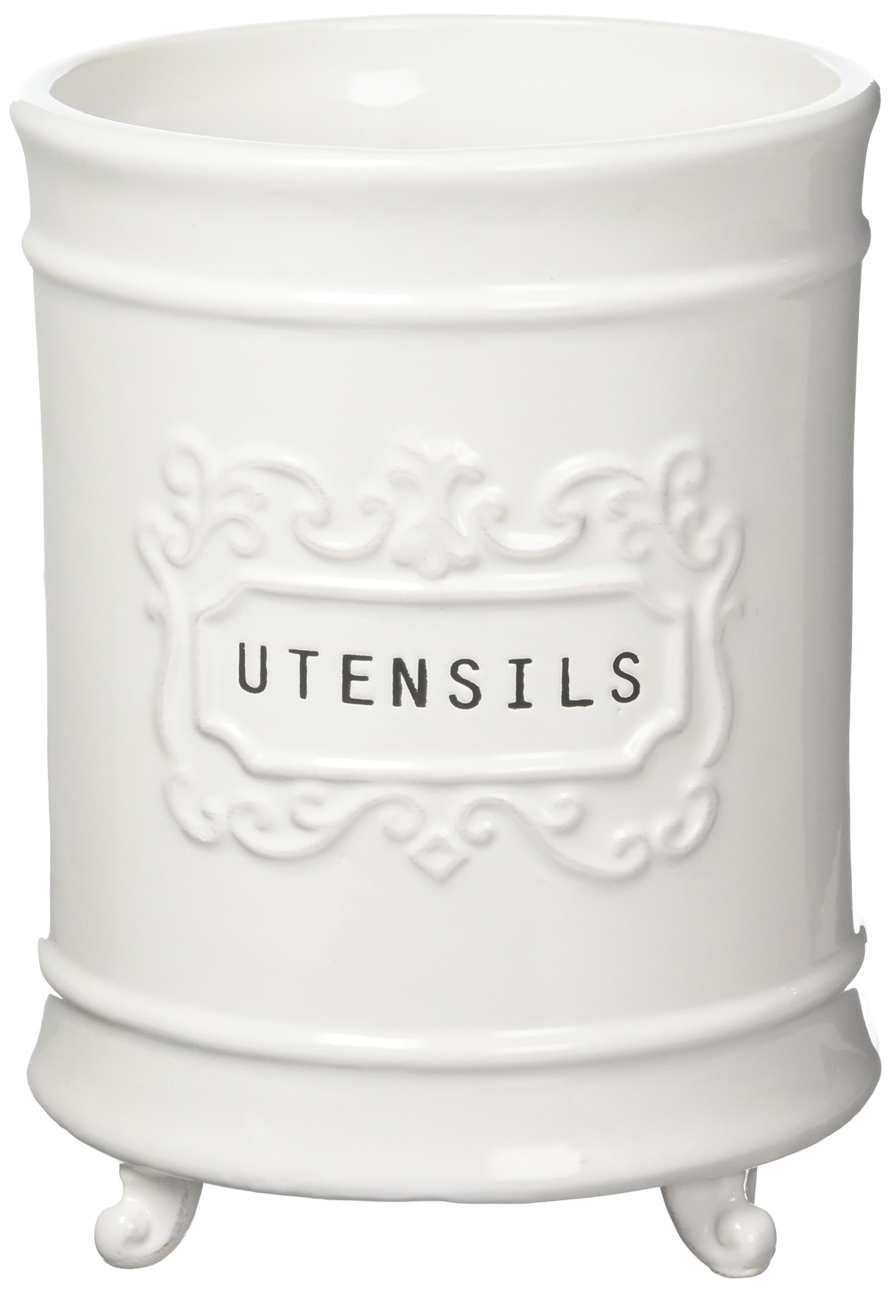 Circa Utensil Holder, White