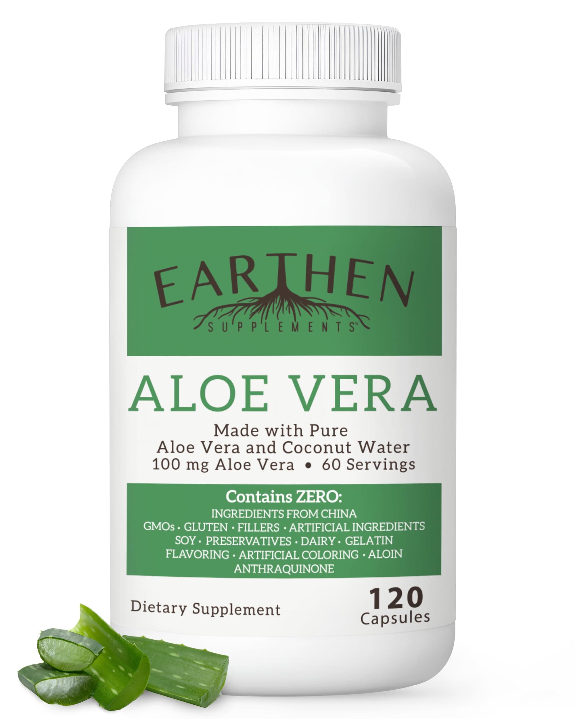 Aloe Vera Supplement | Made with Organic Ingredients | RAW All Natural | Non-GMO