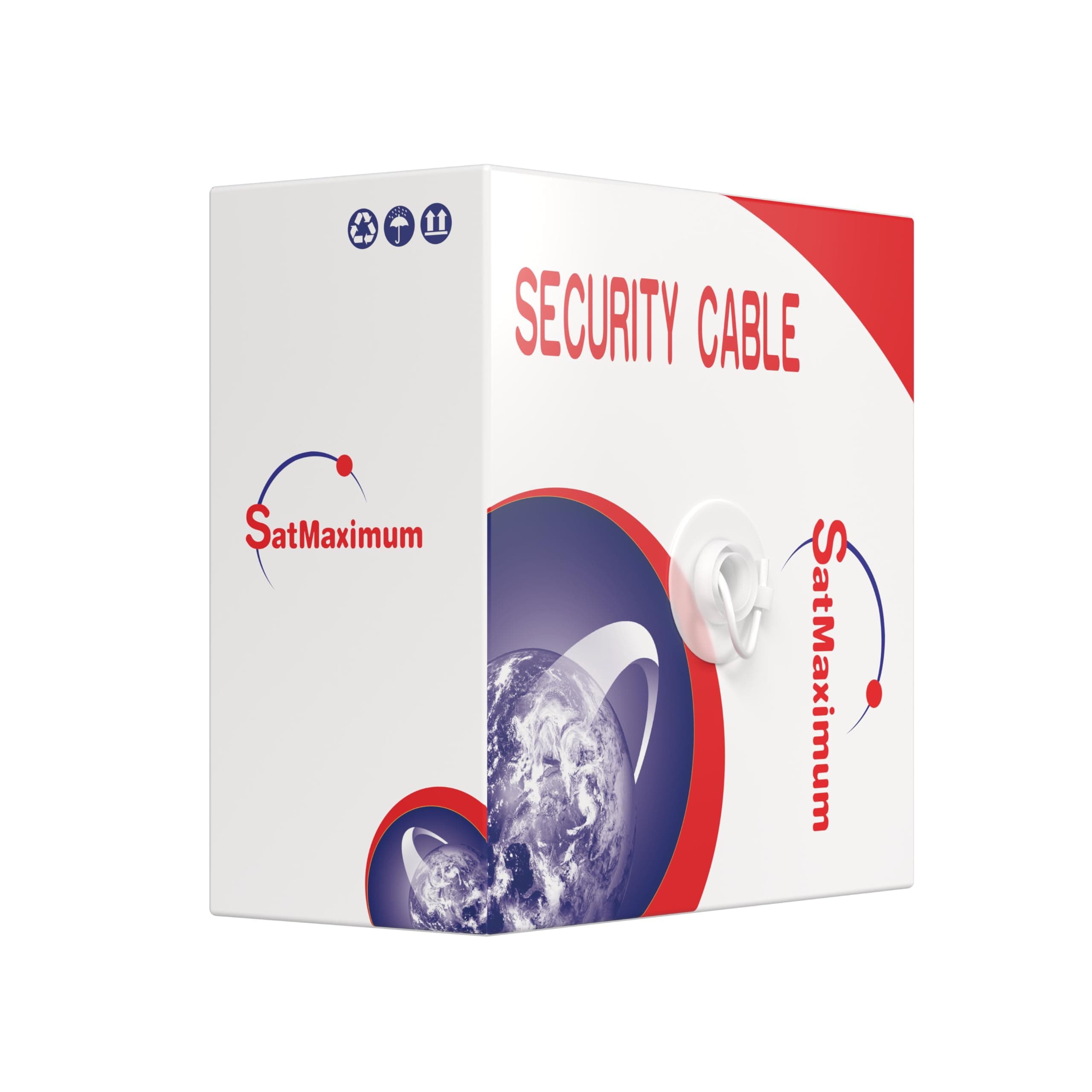 Cables Direct Online 500ft Solid 22/2 Alarm CCA Cable for Low Voltage, Burglar System, Fire Detector, Security Station, Door Bell, 22AWG 2 Conductors Wire