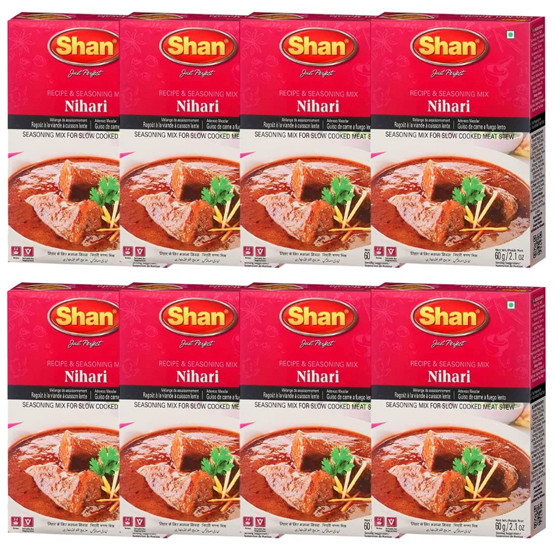 Nihari Masala, 2.12 oz ℮ 60 g, 8 Pack