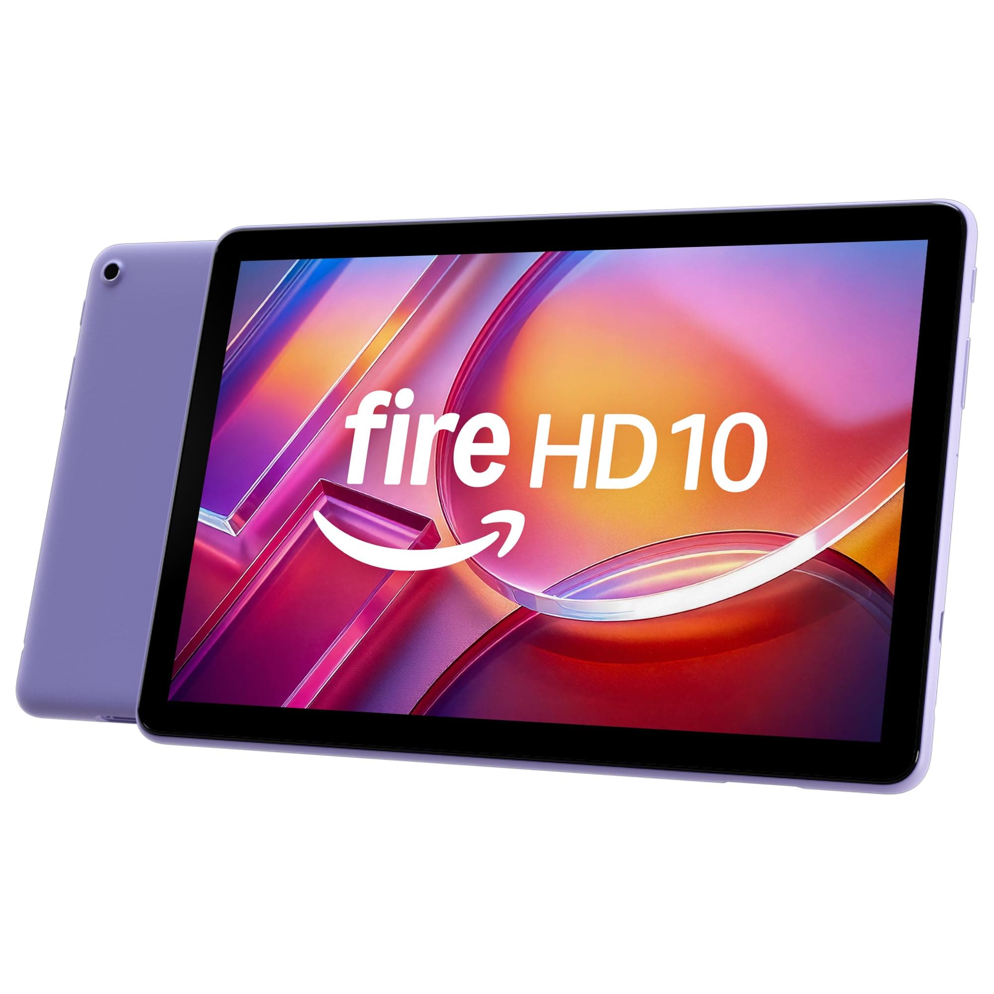 Fire HD 10 tablet (newest model) built for relaxation, 10.1" vibrant Full HD screen, octa-core processor, 3 GB RAM, 64 GB, Lilac