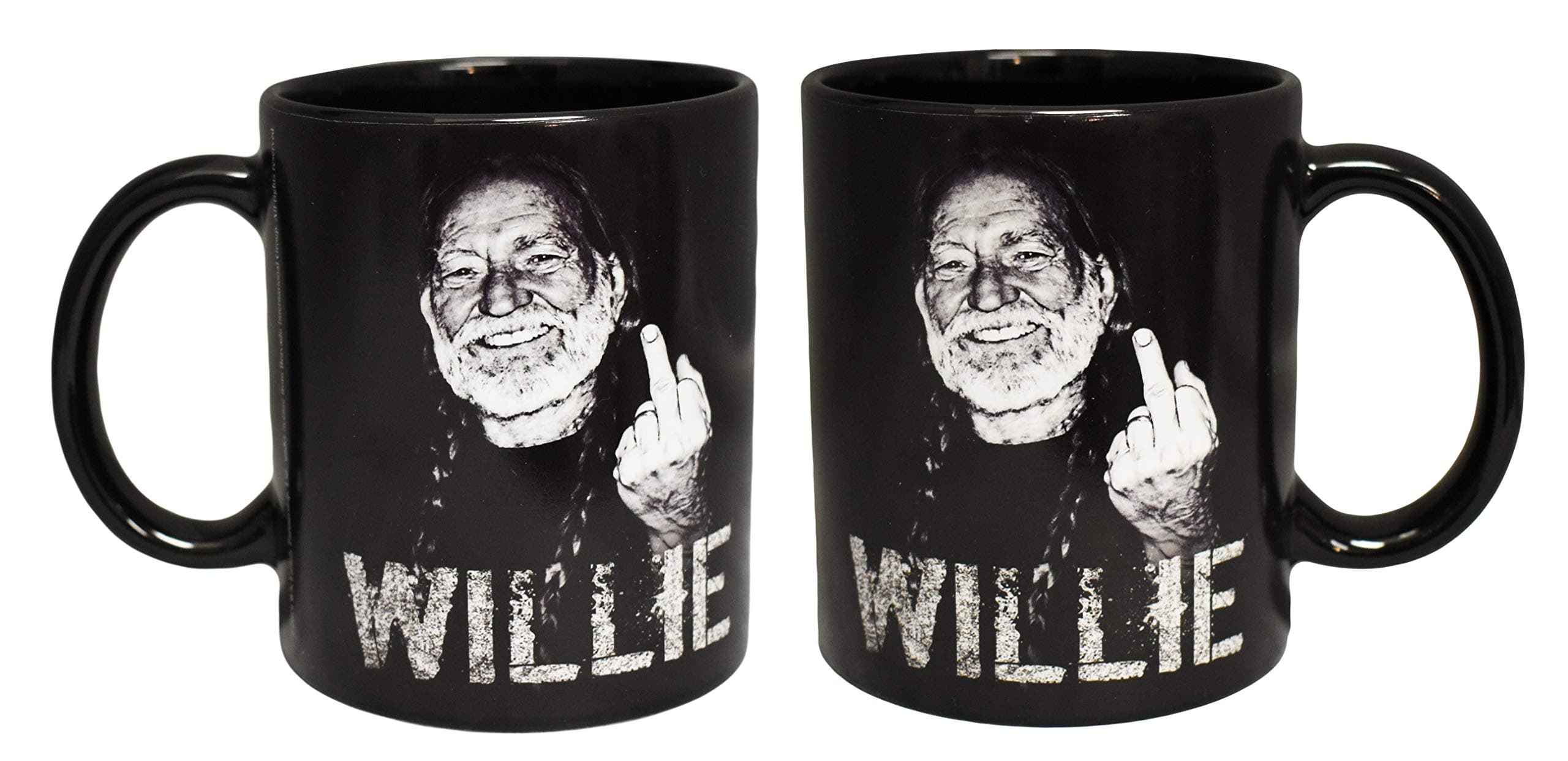 Willie Nelson Mug - Middle Finger