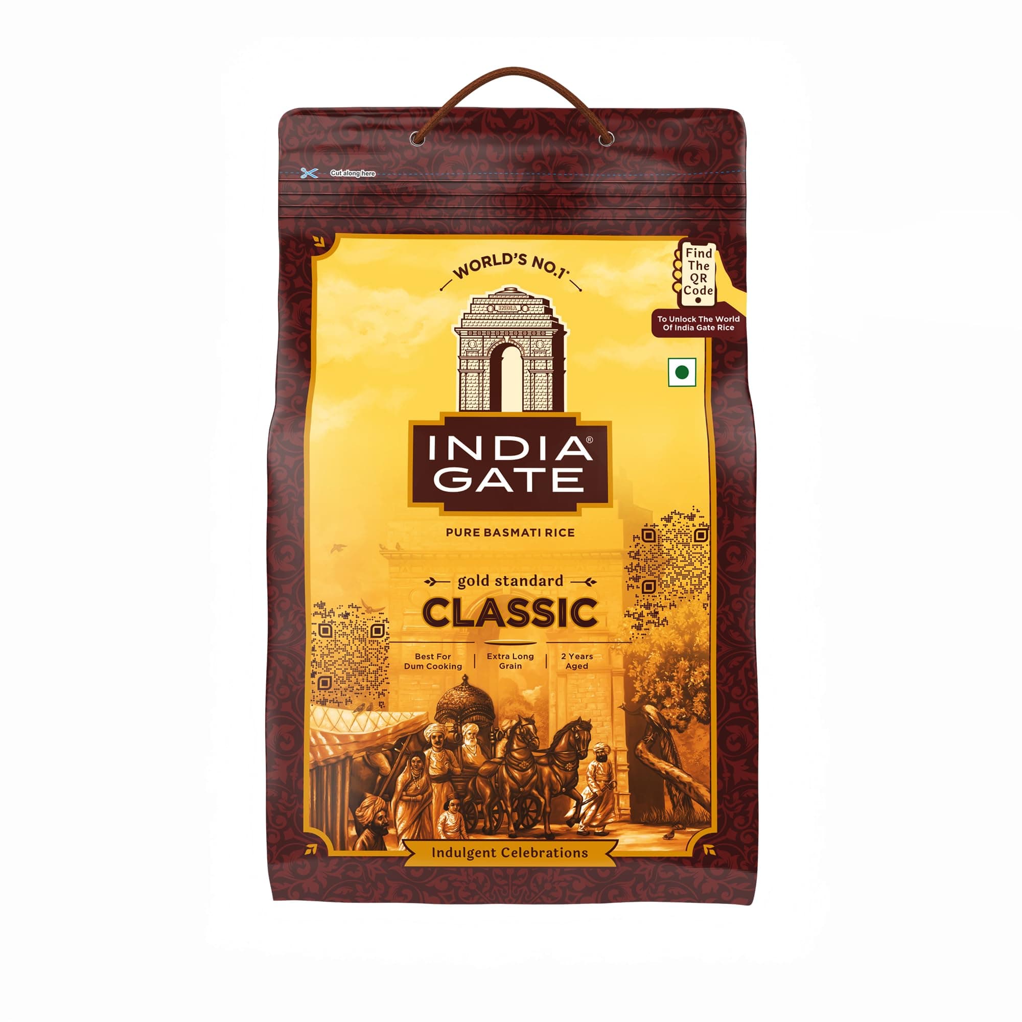 Gold Standard Classic Basmati Rice 5 Kg | 2 Years Aged | Extra Long Grains