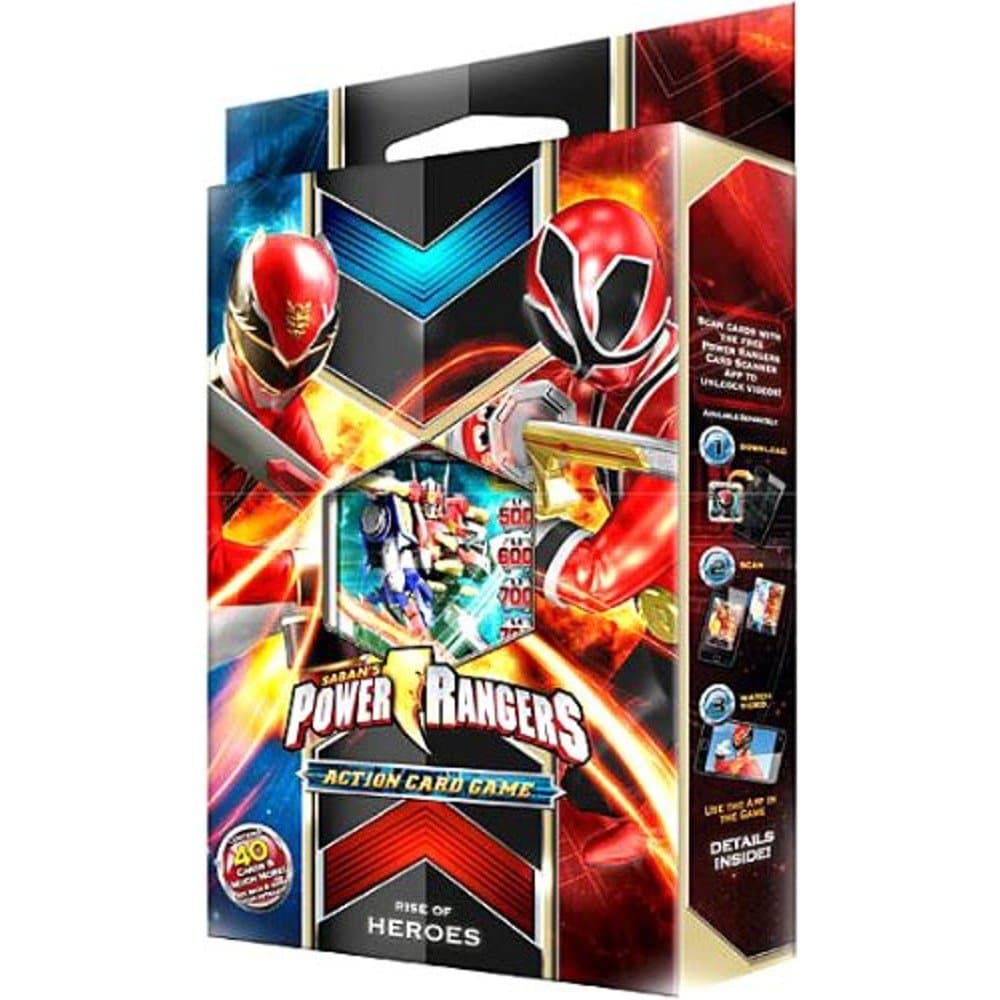 BANDAI Power Rangers Megaforce Action Card Game 2-Player Starter Deck Rise of Heroes