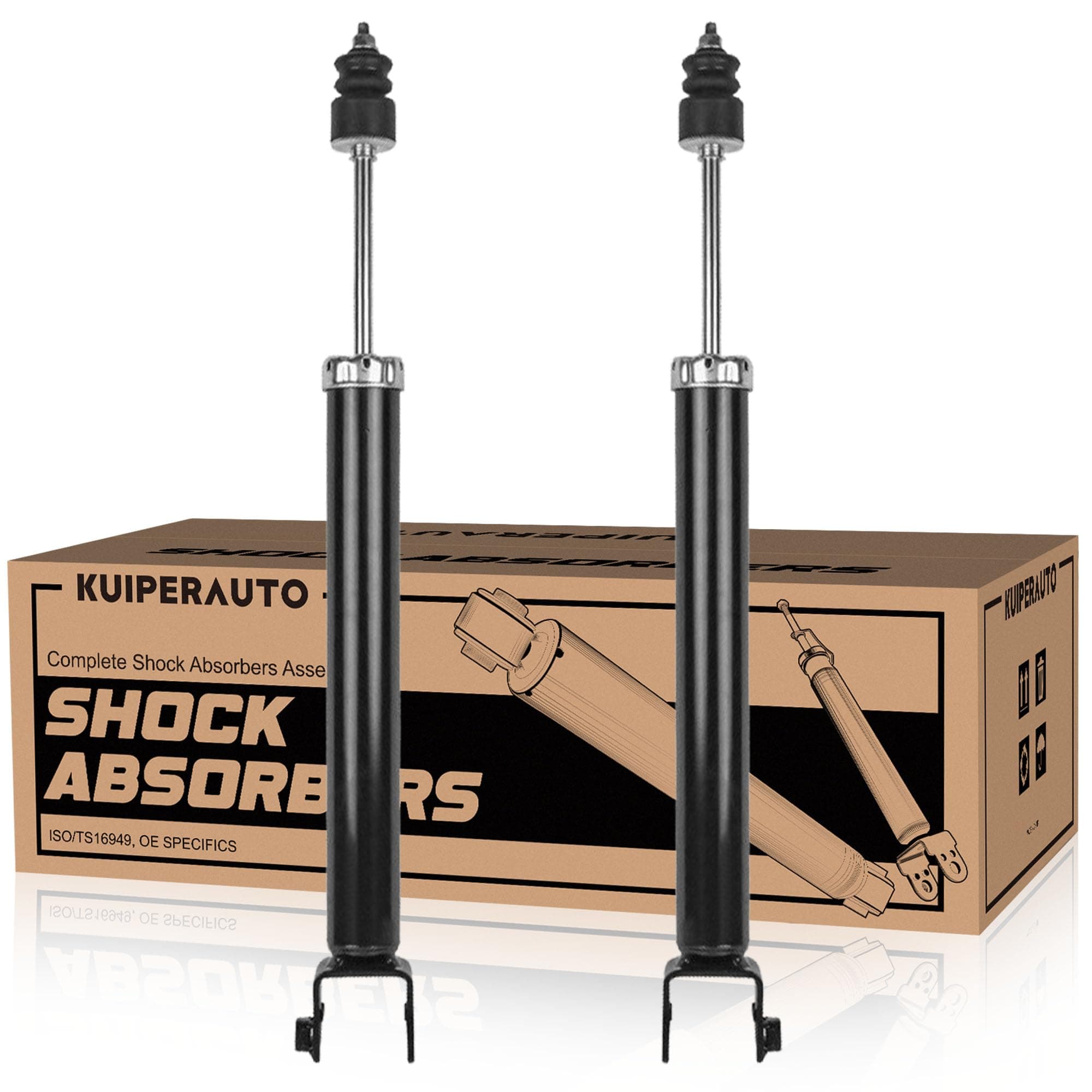 KUIPERAUTO Rear Complete Strut Coil Spring Assembly Compatible for 2007-2012 Nissan Altima 349075 G51874 (2PCS)