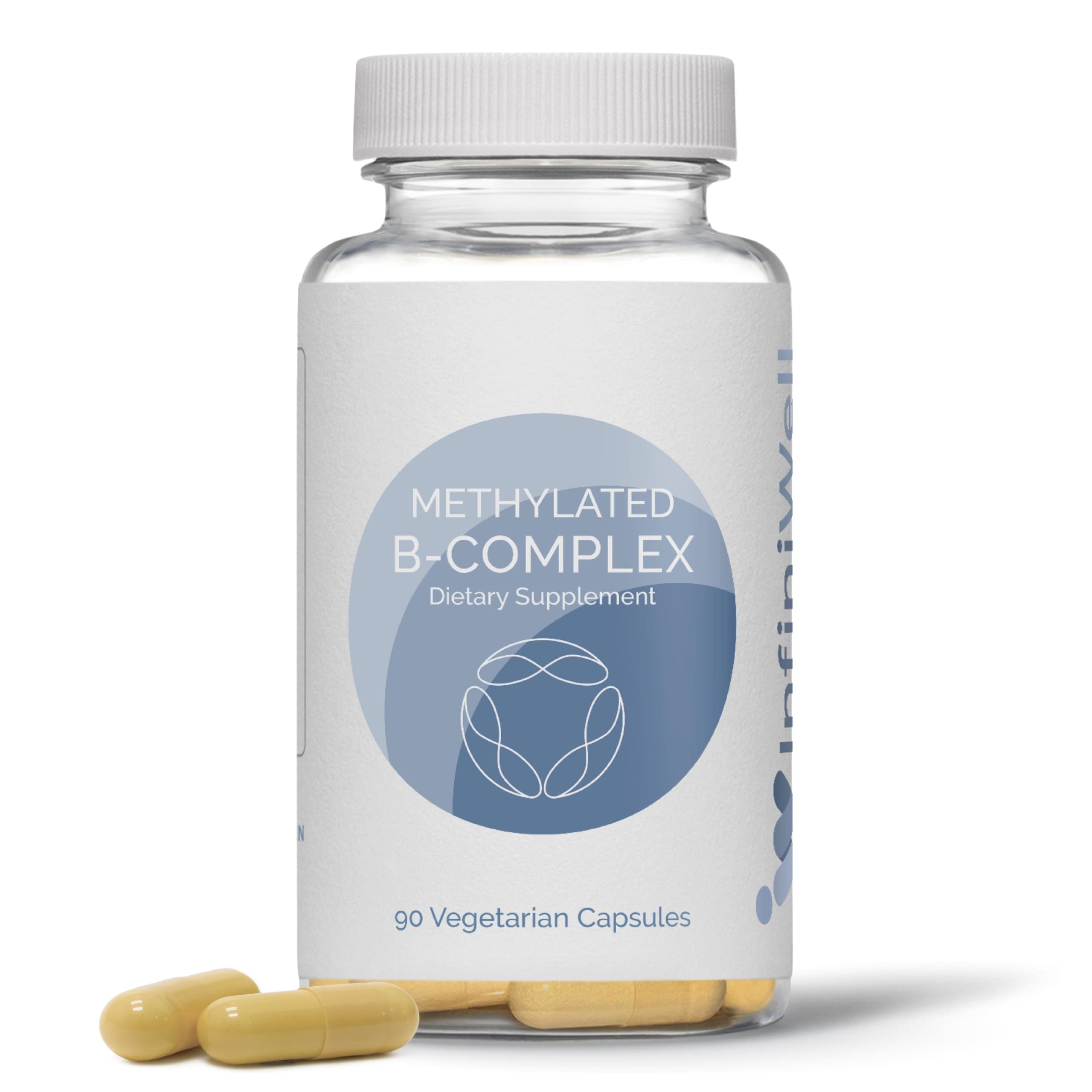 Methylated B Complex - Methylated Multivitamin with B Vitamins - High-Potency, Active Forms for Nervous System, Immune & Adrenal Health - Promotes Healthy Methylation (90 Capsules)