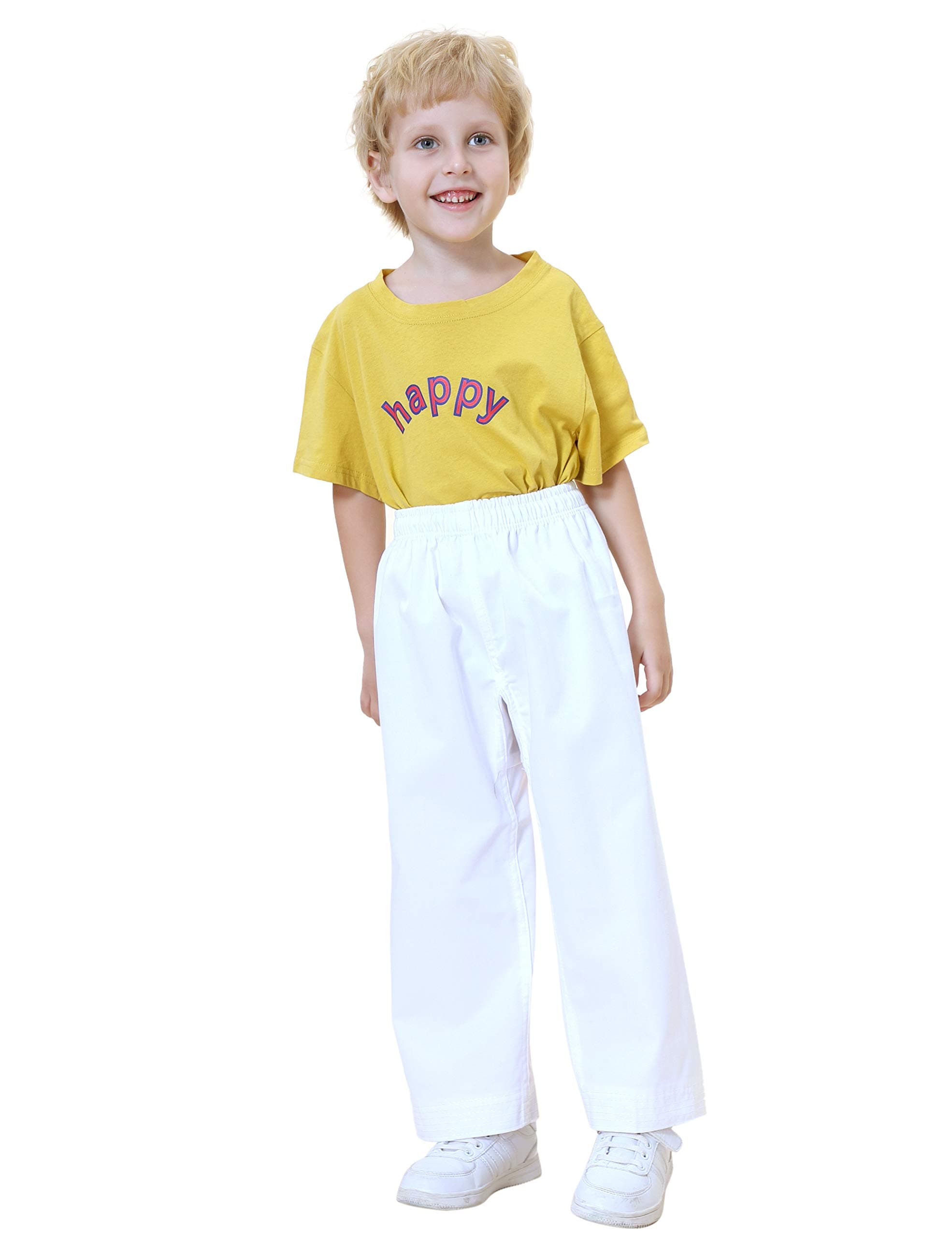 Adult Kids Karate Pants Martial Arts Student Karate Gi Pants