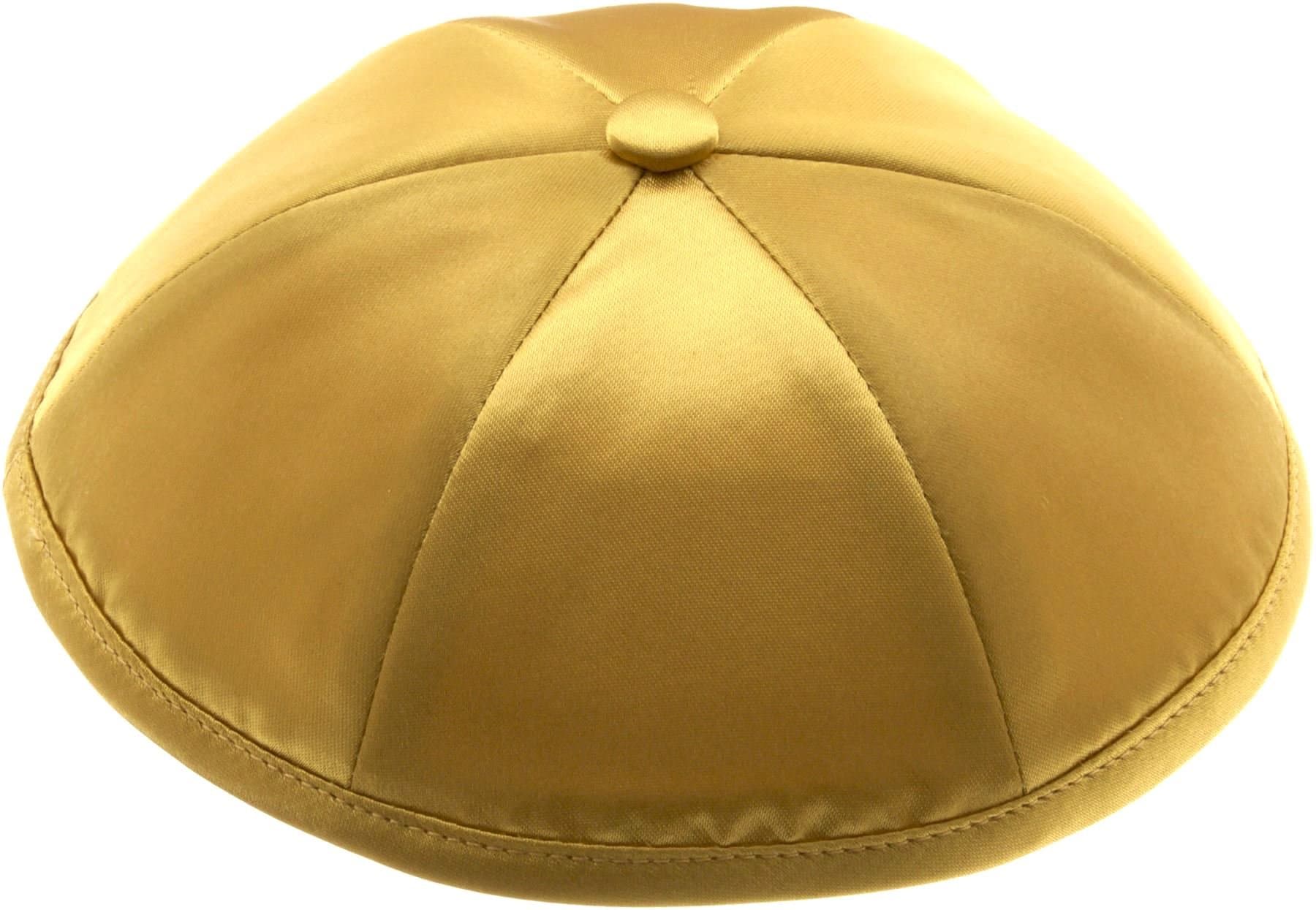 Plain Satin Kippah with 6 Sections