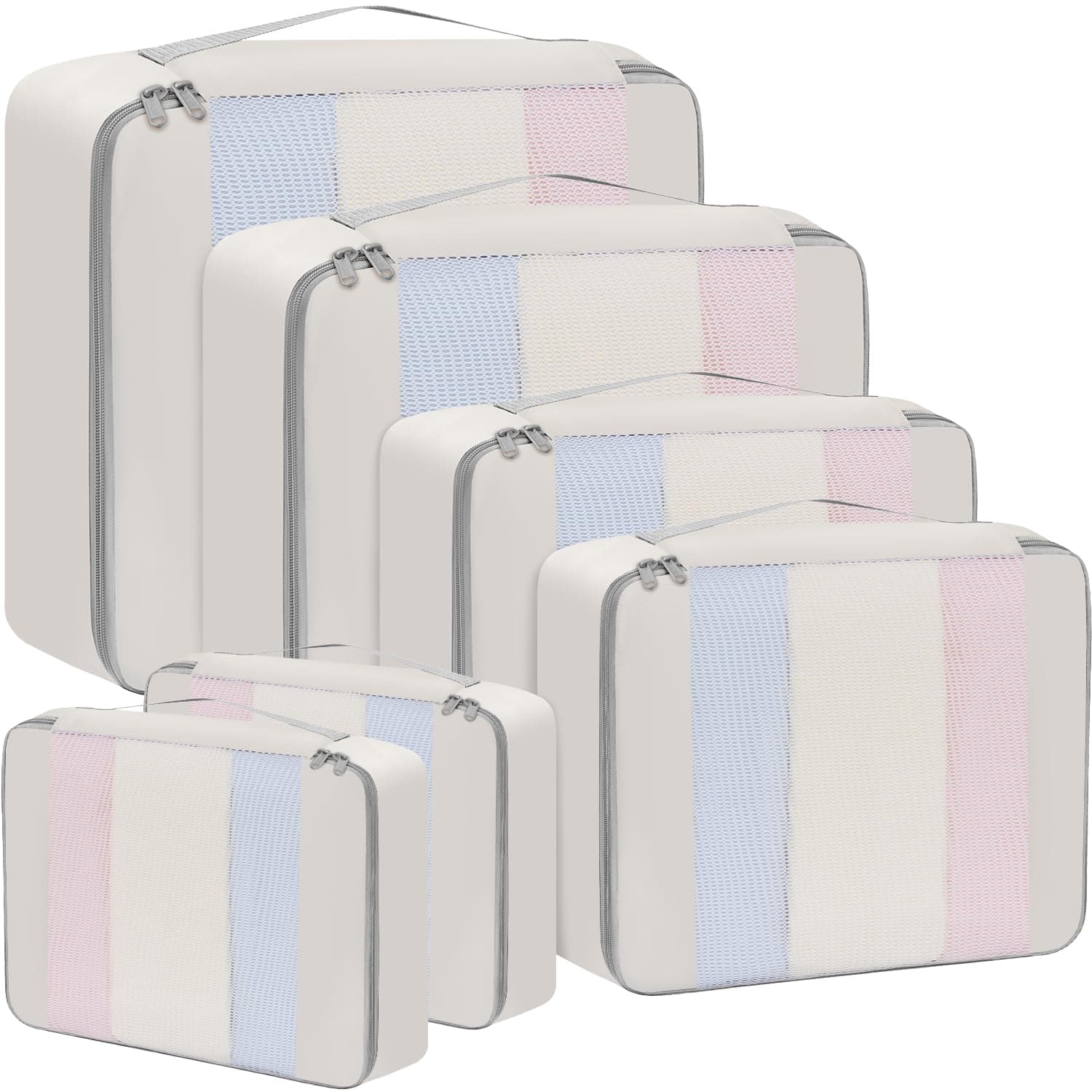 6 Set/8 Set/10 Set Packing Cubes Various Sizes Packing Organizer for Travel Accessories Luggage Carry On Suitcase