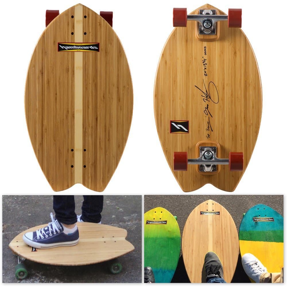 Hamboard Biscuit Stripe 24" Skateboard Complete